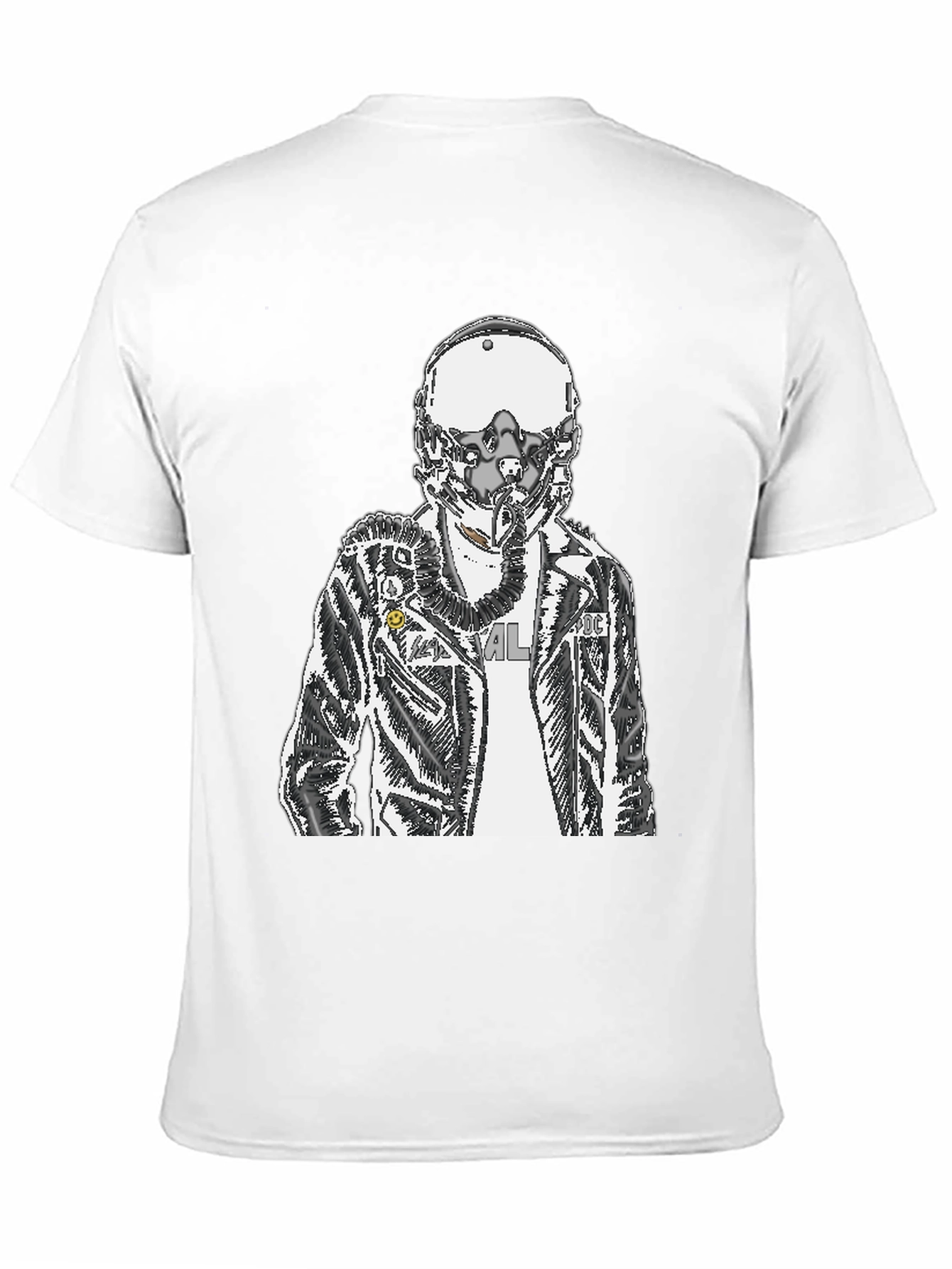 Pilot Graphic Tee - Black Crew Neck T-Shirt