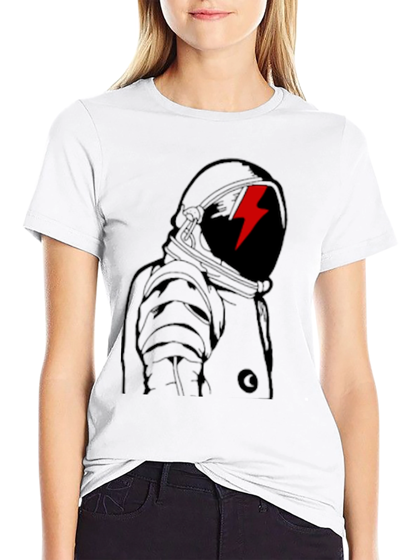 Astronaut Graphic Tee - Mens Black T-Shirt
