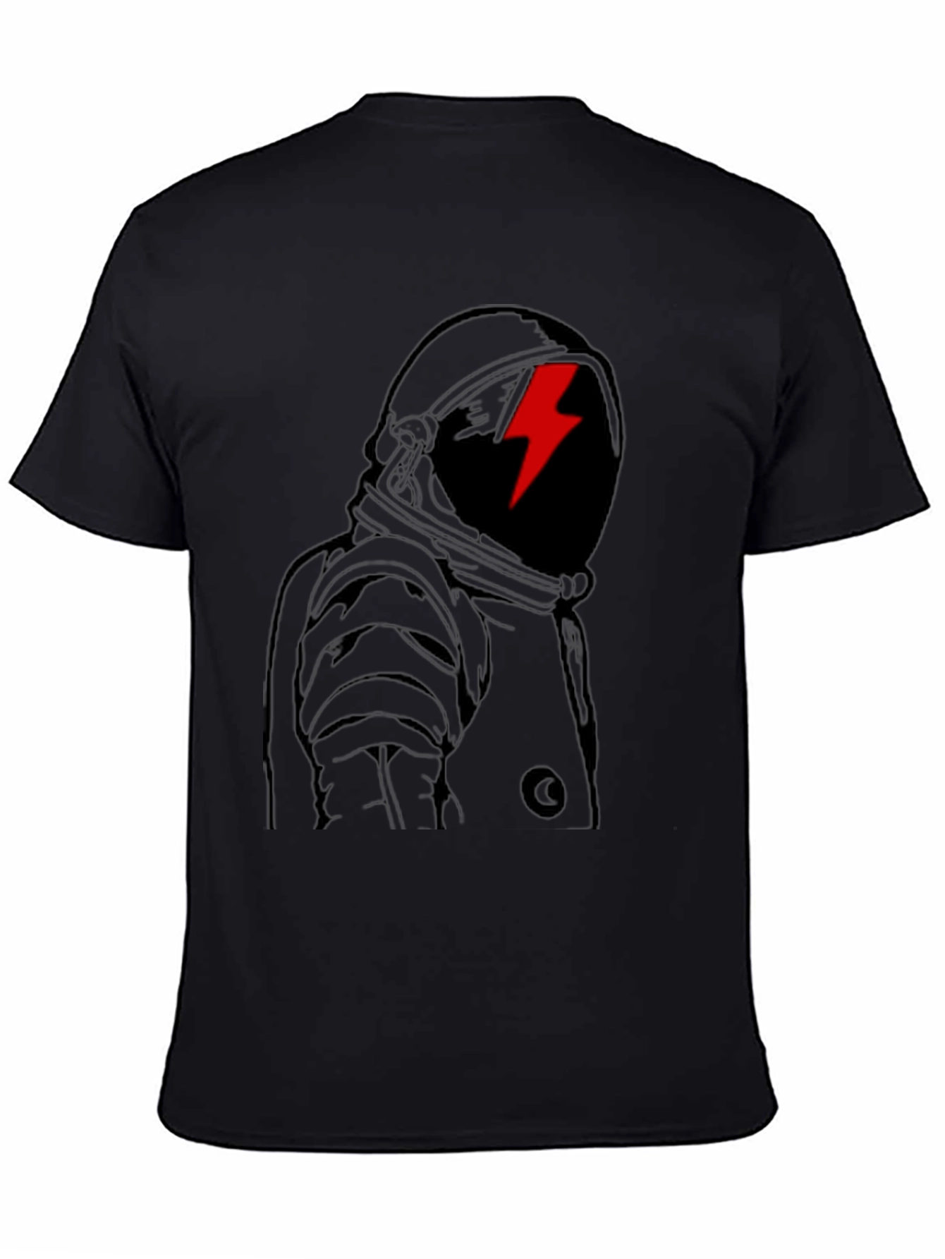 Astronaut Graphic Tee - Mens Black T-Shirt
