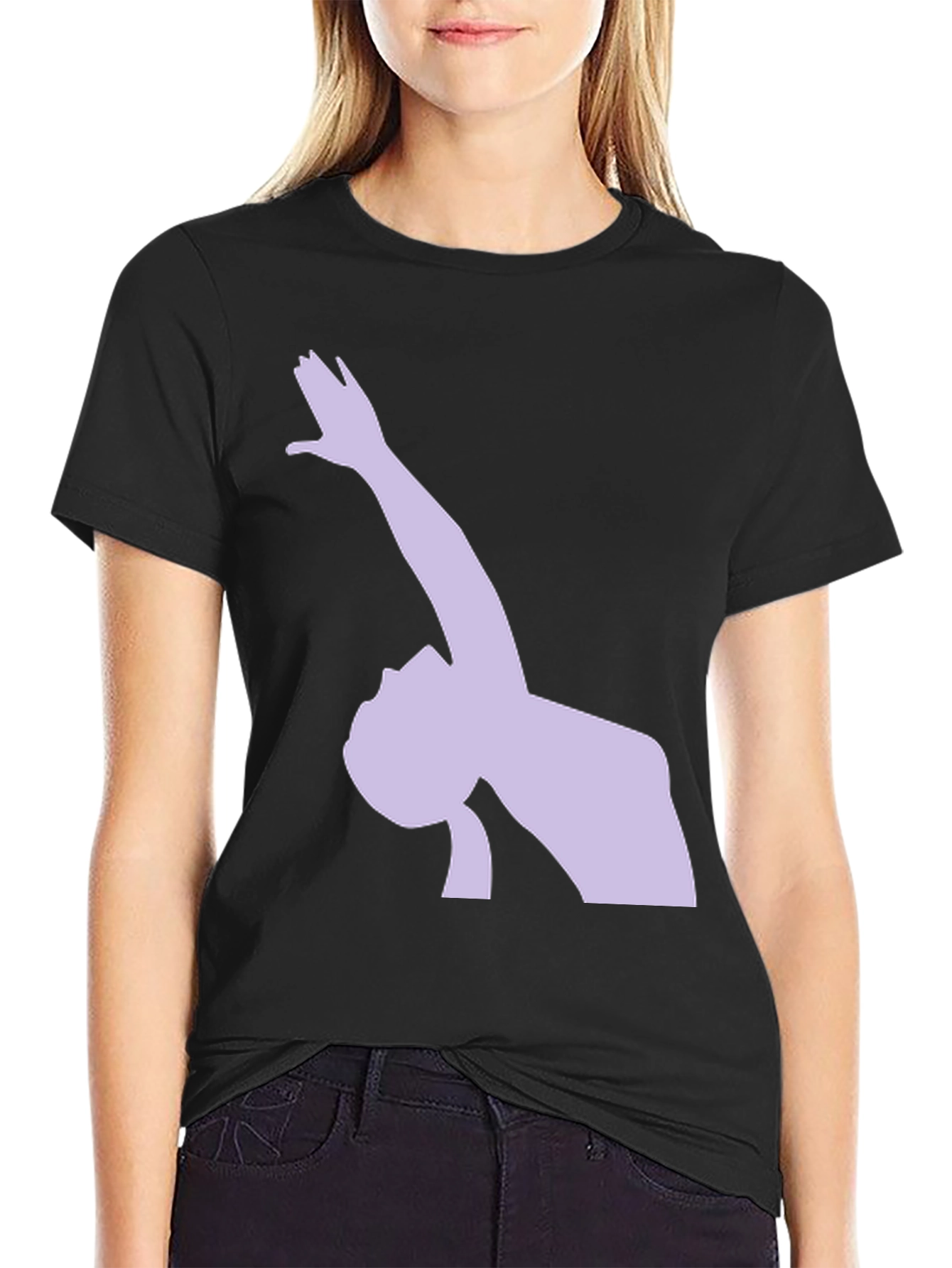 Artistic Silhouette Tee - Modern Graphic T-Shirt