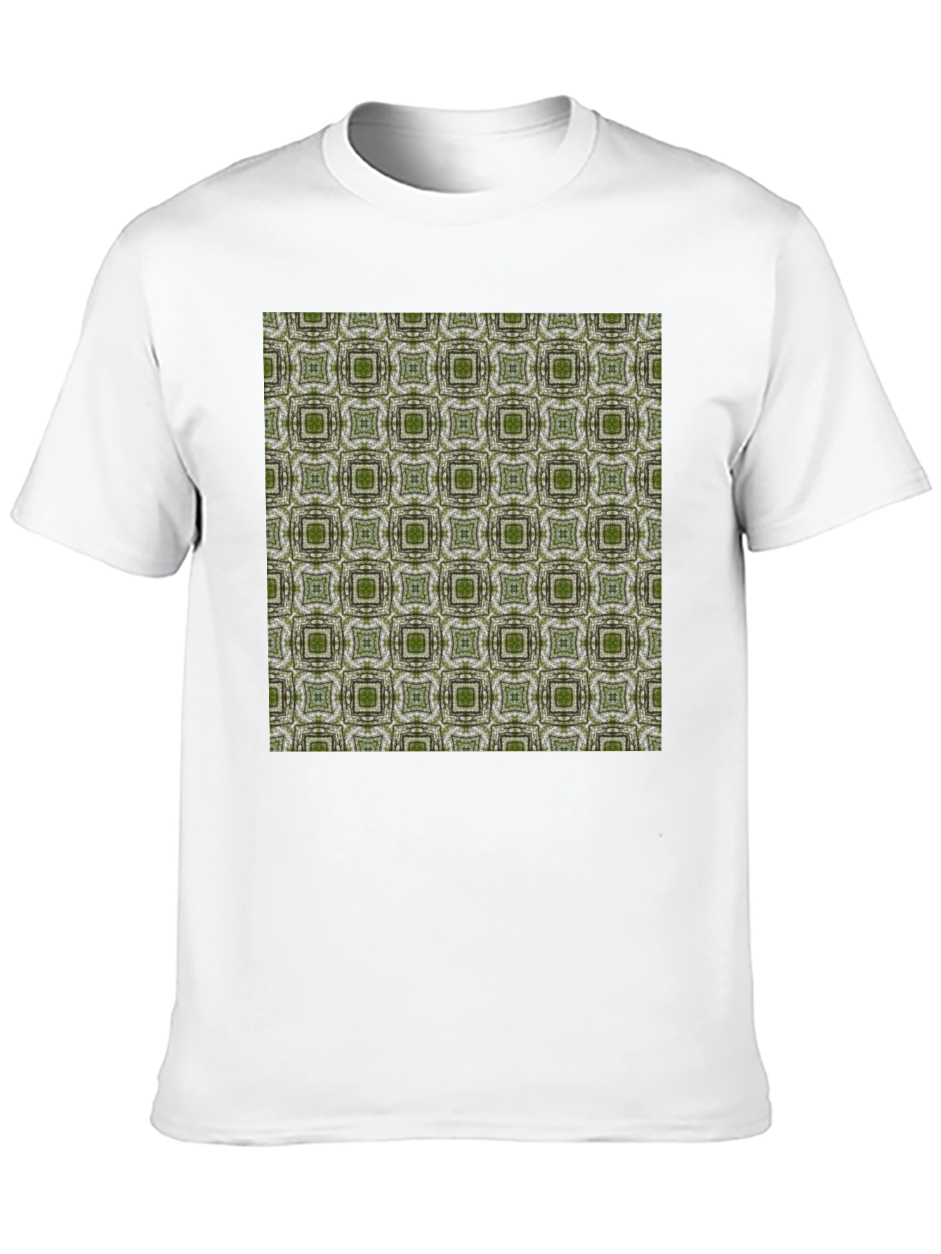 Patterned Black T-Shirt