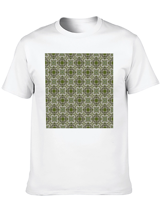 Patterned Black T-Shirt