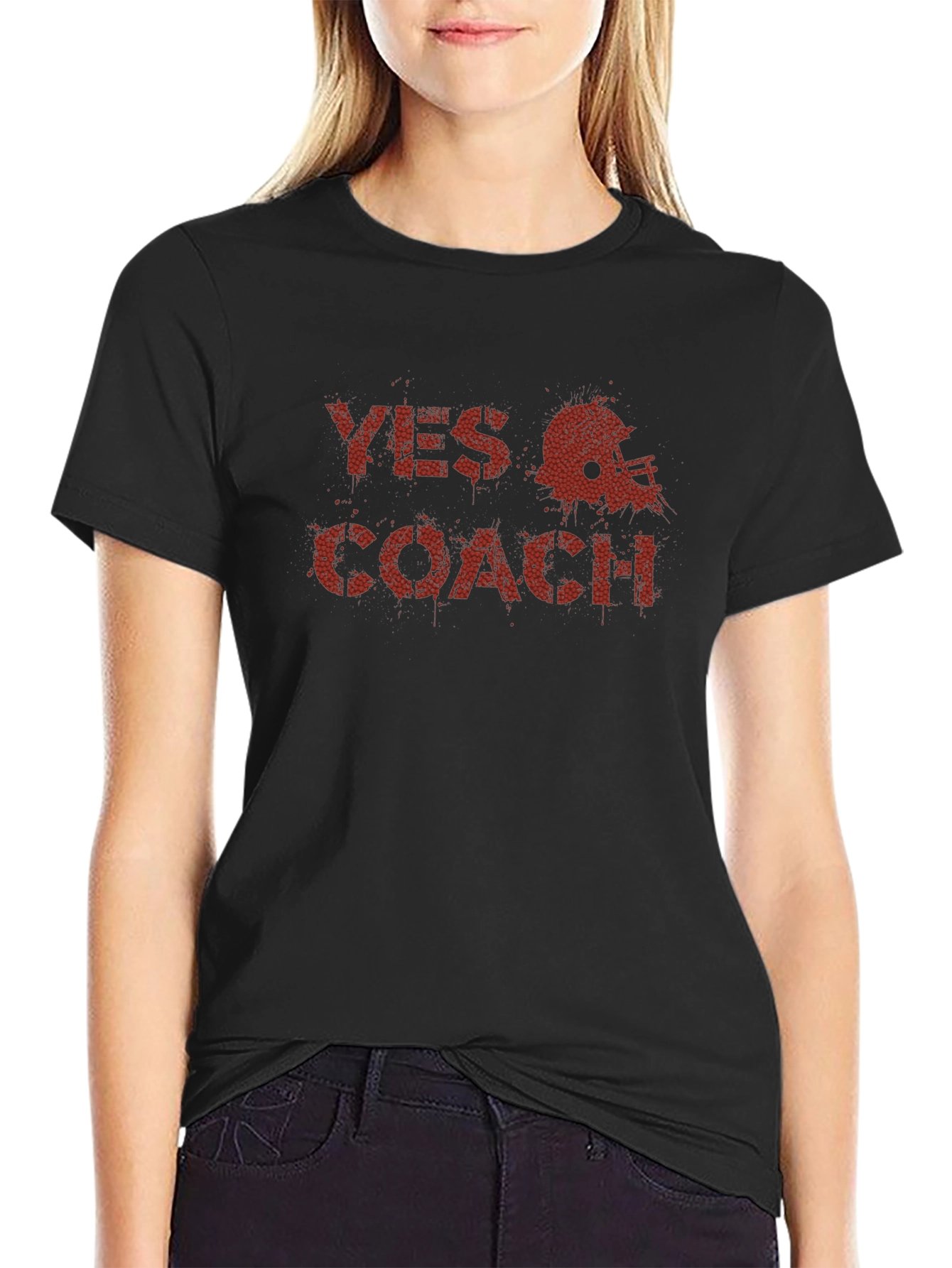 Yes Coach Football T-Shirt