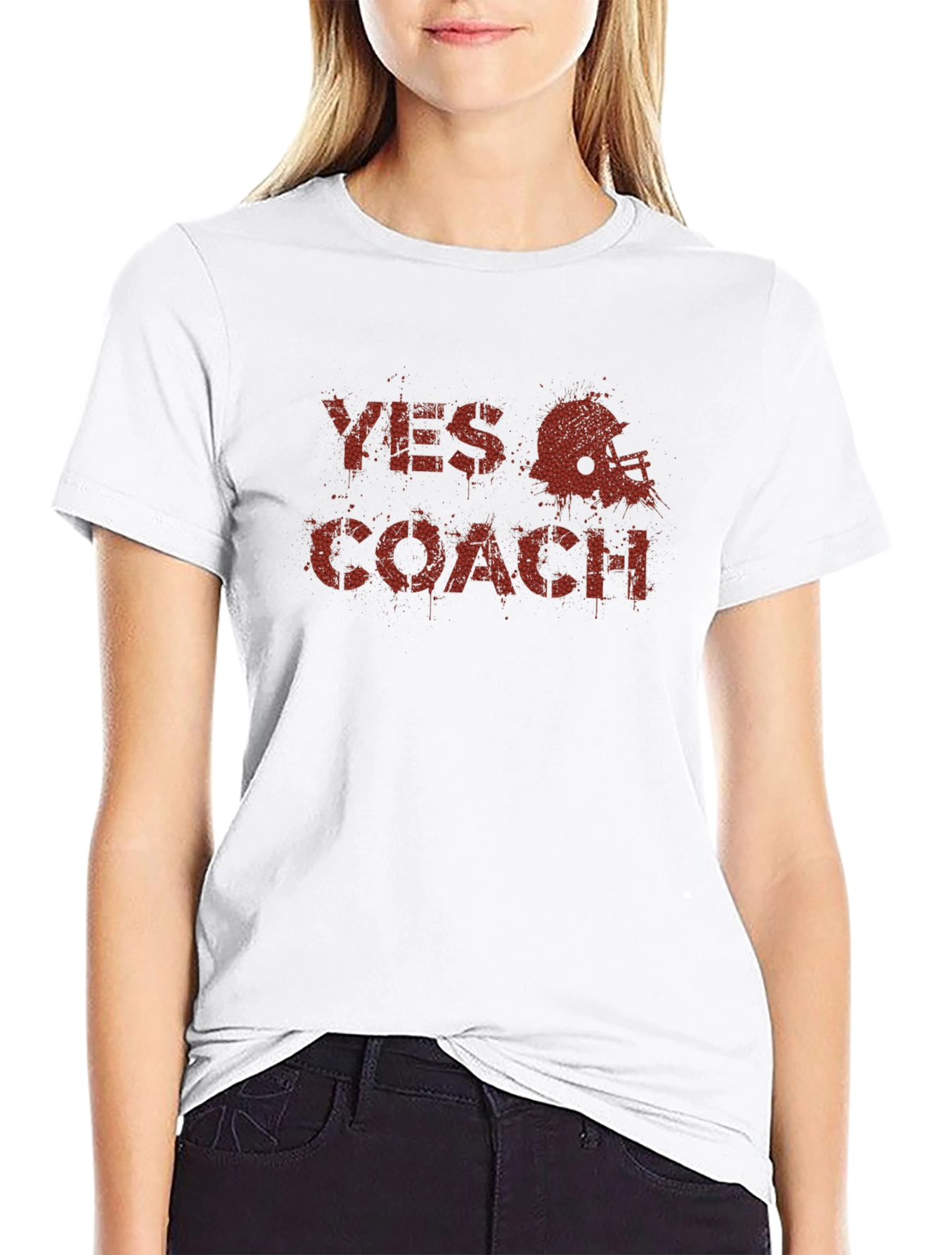 Yes Coach Football T-Shirt