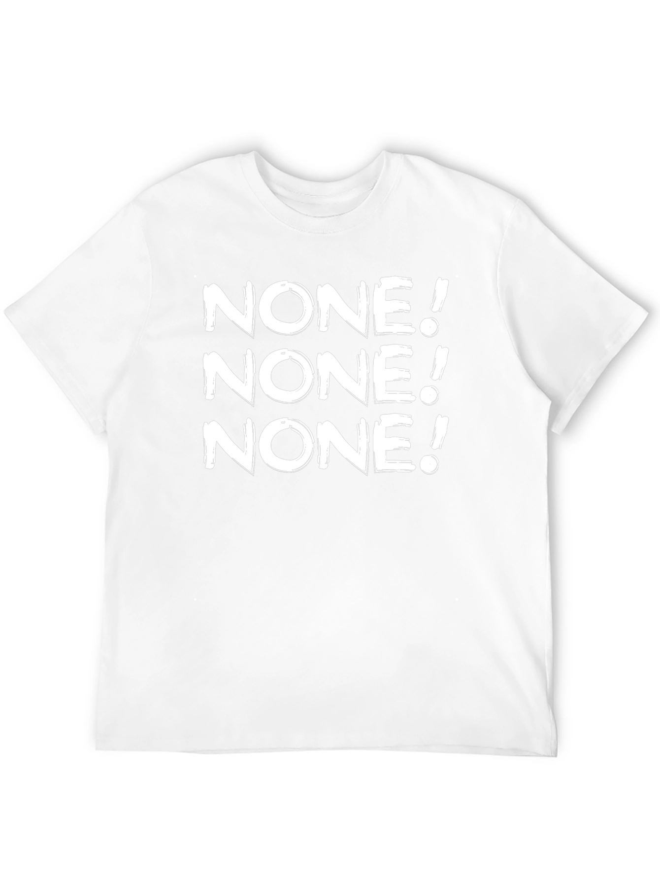 None! Graphic Tee - Black Crew Neck T-Shirt