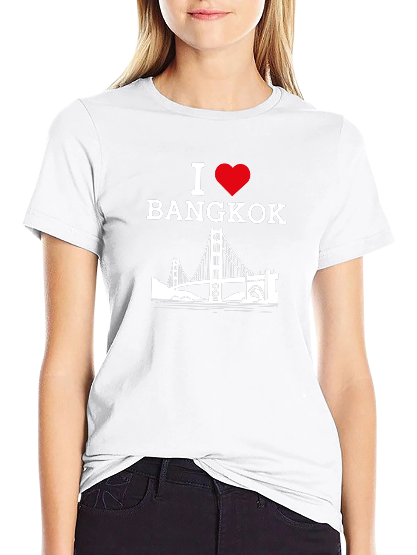 I Heart Bangkok Graphic T-Shirt - Black