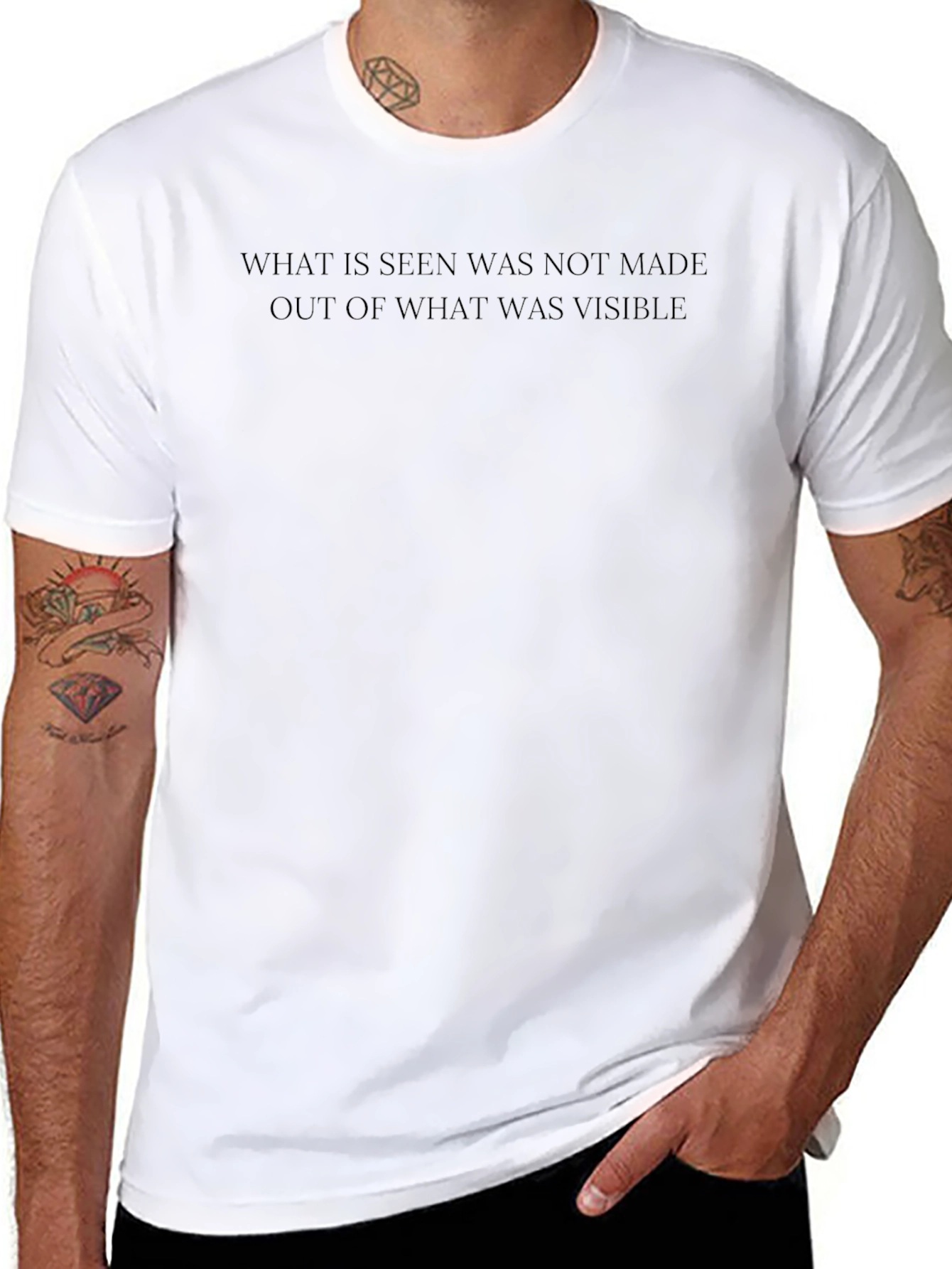 Inspirational Quote T-Shirt - Black