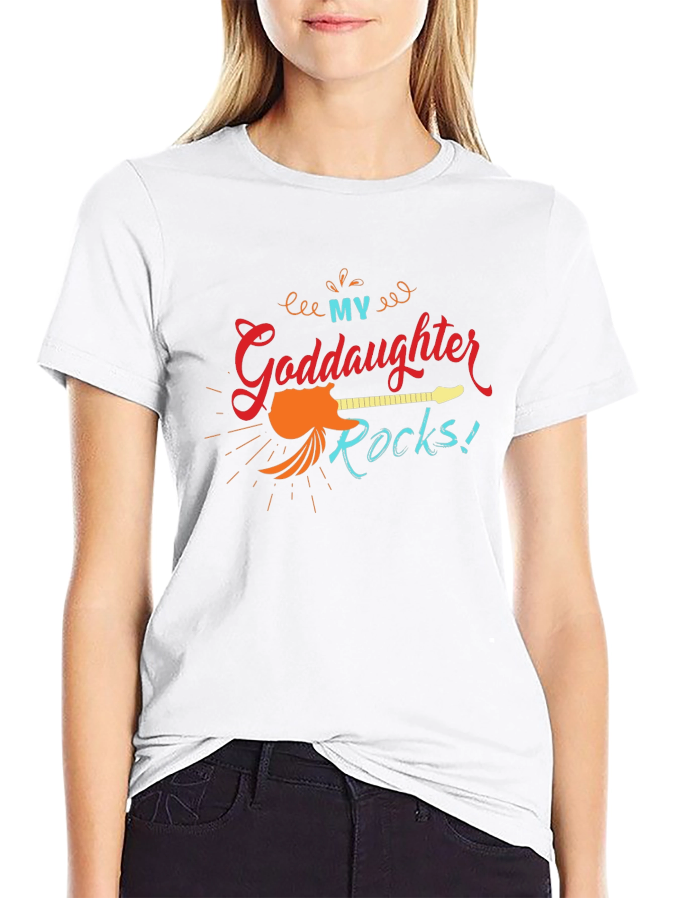 My Goddaughter Rocks! Guitar Graphic Tee
