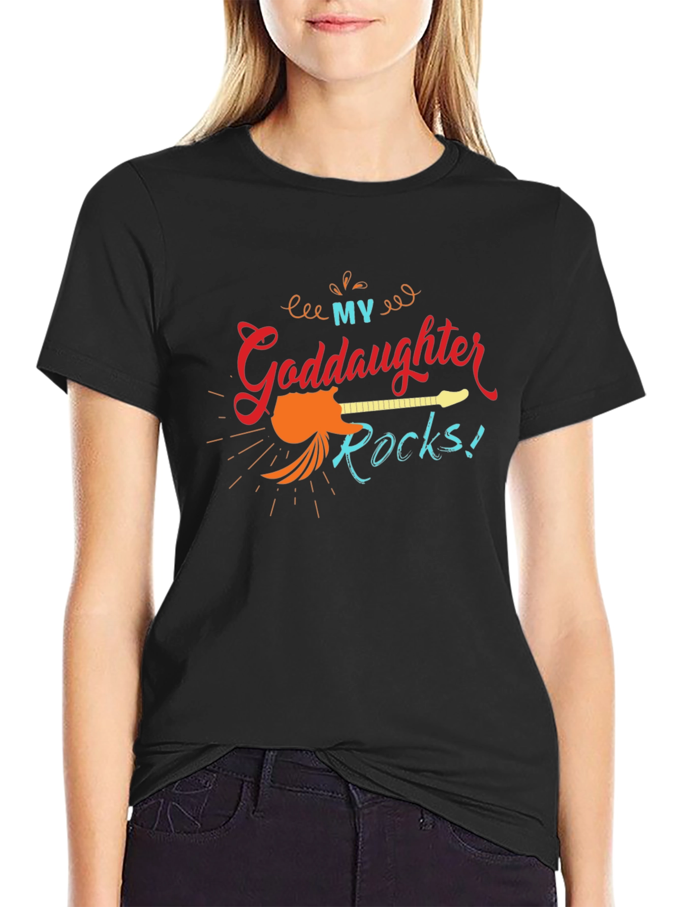 My Goddaughter Rocks! Guitar Graphic Tee
