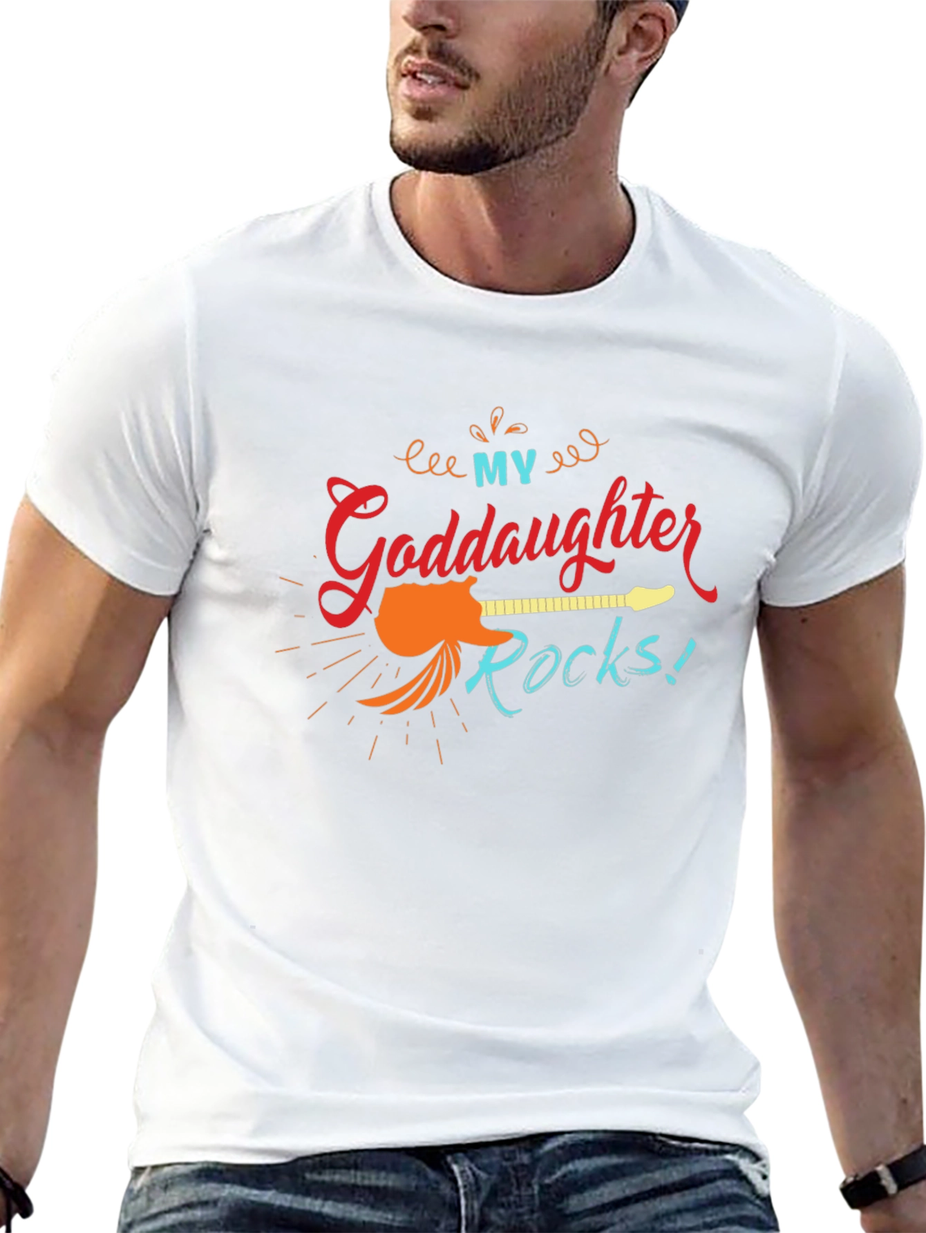 My Goddaughter Rocks! Guitar Graphic Tee