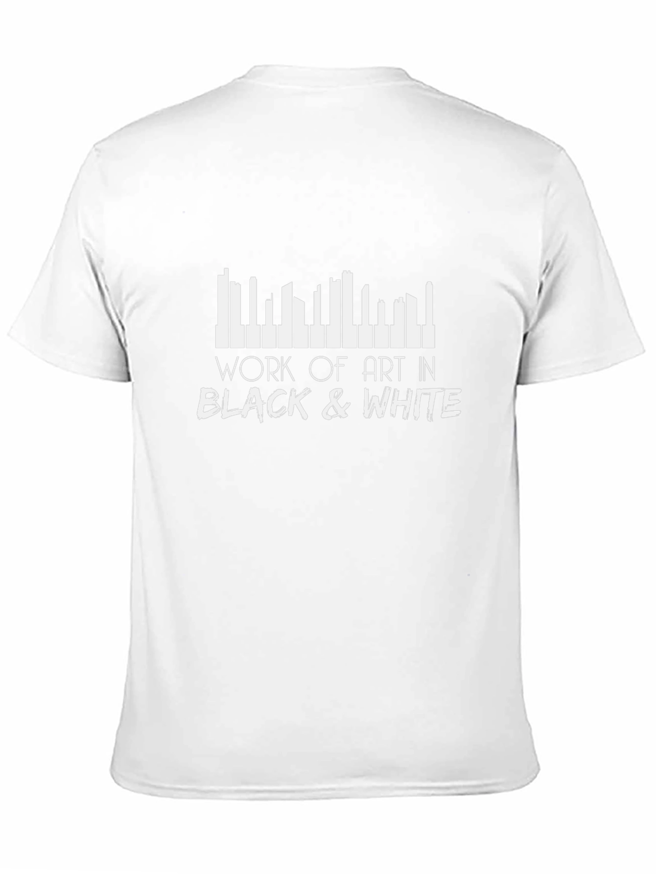 Work of Art Piano Keys Black T-Shirt