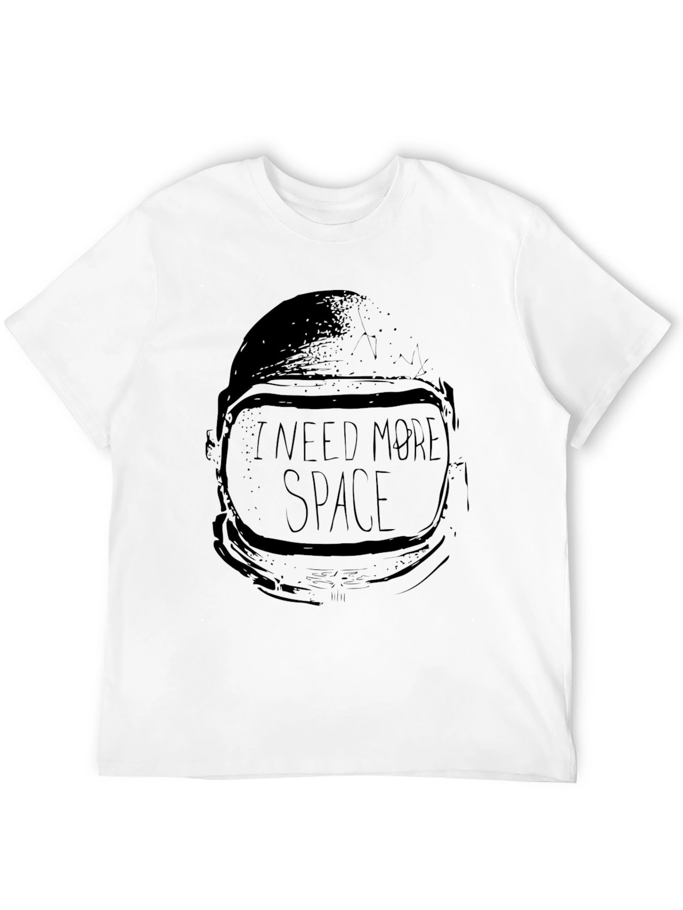 I Need More Space Graphic Tee - Black