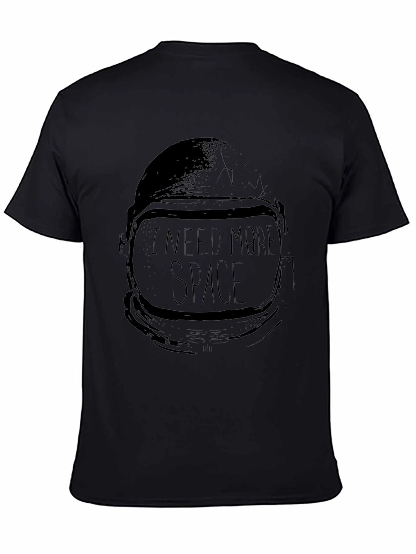 I Need More Space Graphic Tee - Black