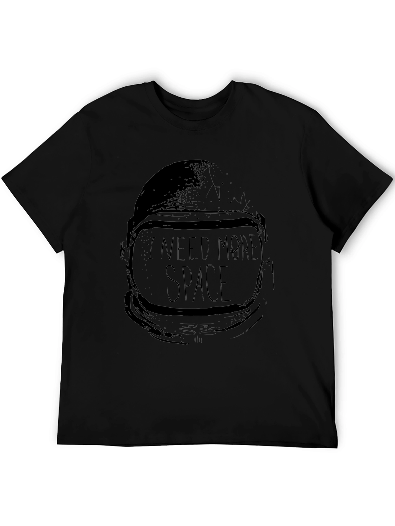 I Need More Space Graphic Tee - Black