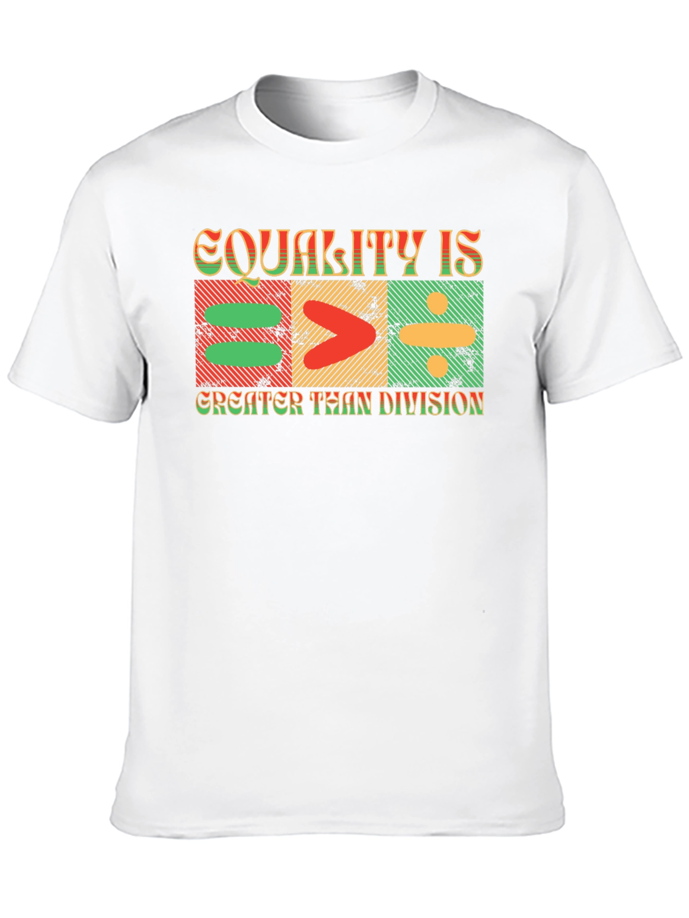 Equality is Greater Than Division Graphic Tee