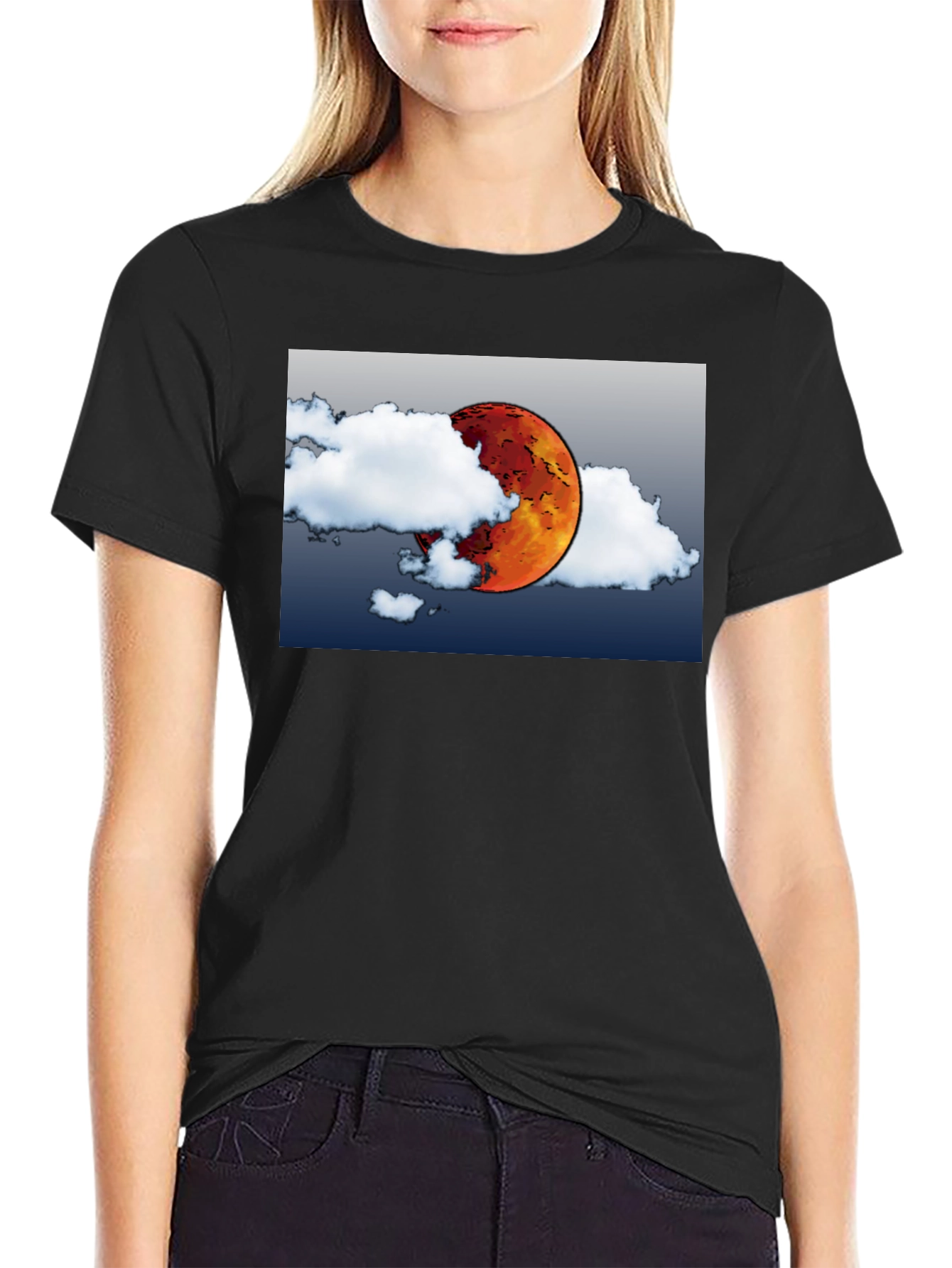 Eclipse Graphic T-Shirt - Black