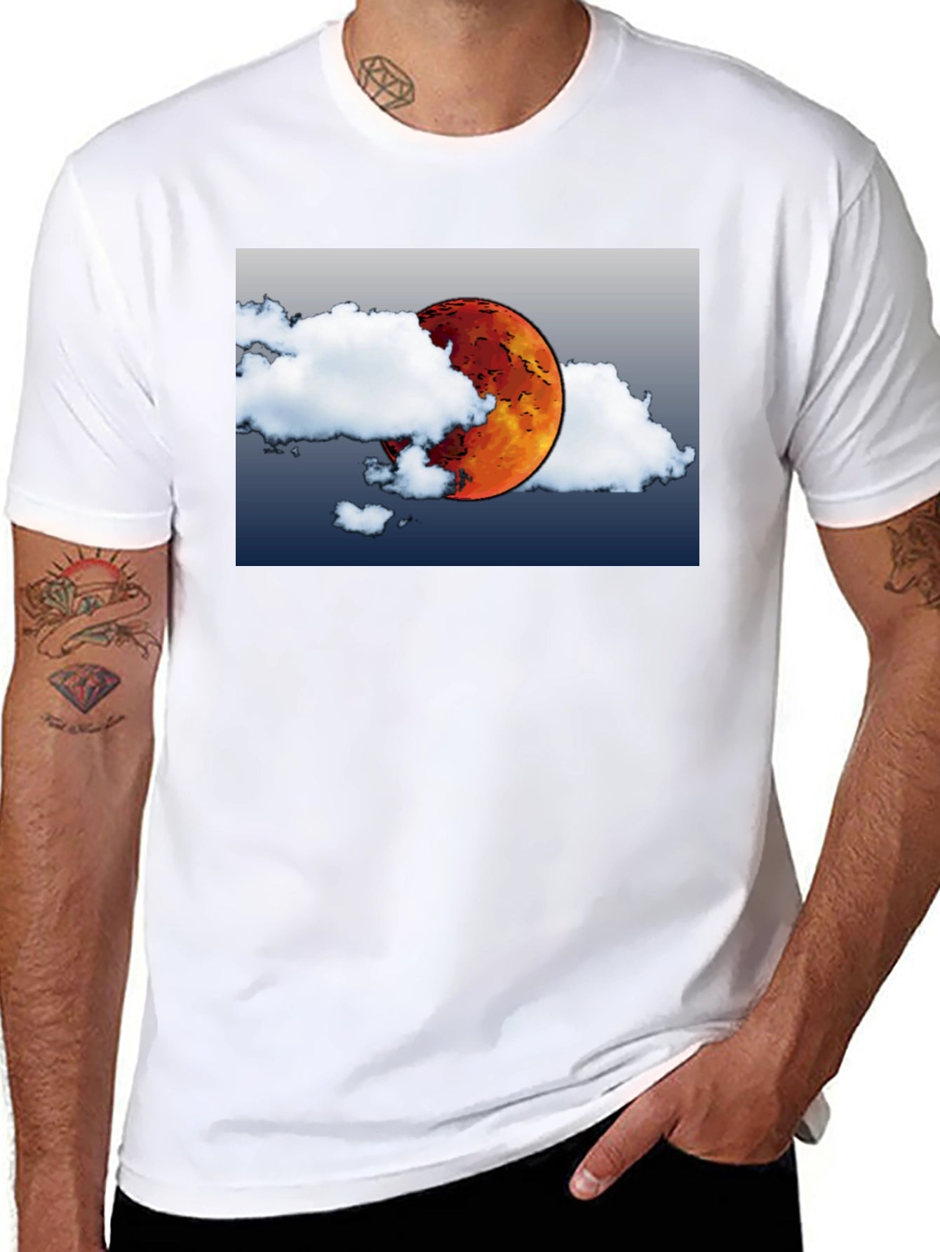 Eclipse Graphic T-Shirt - Black