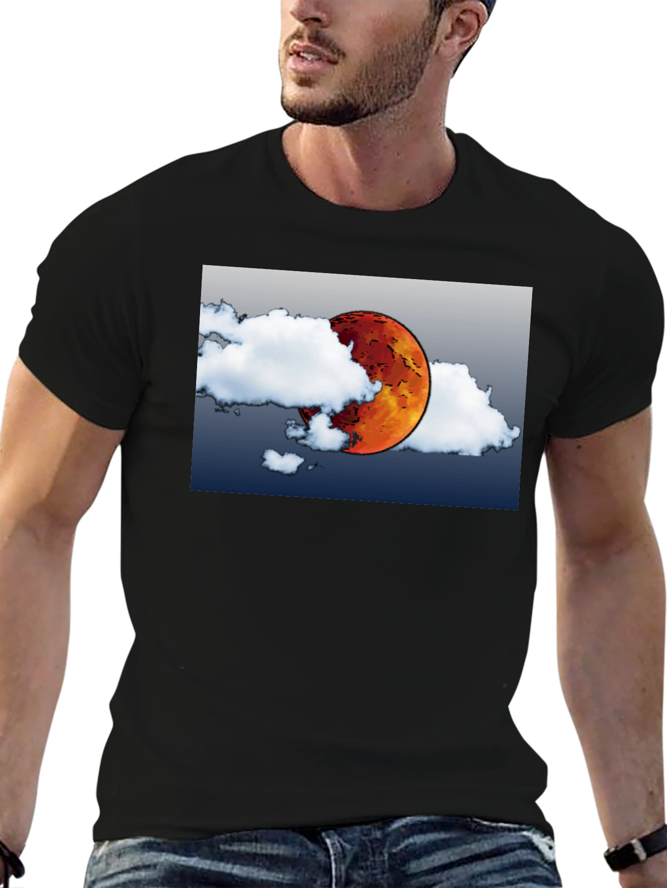 Eclipse Graphic T-Shirt - Black