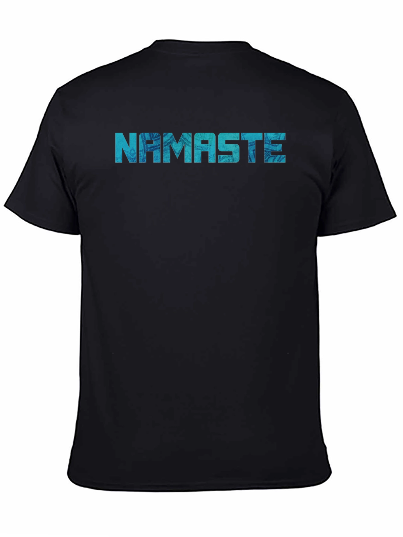 Namaste Graphic Print Black T-Shirt