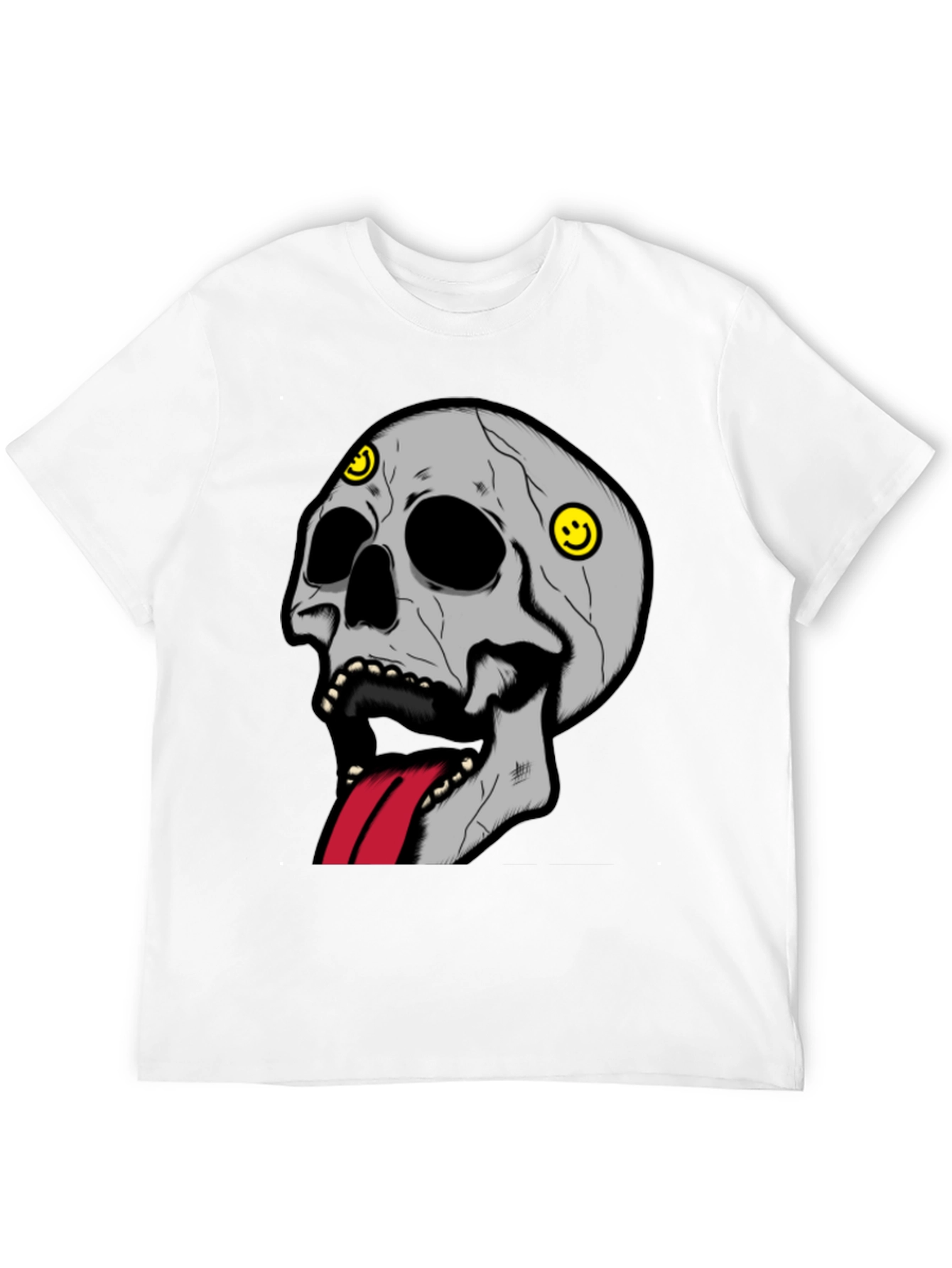 Skull Graphic Tee - Edgy Streetwear