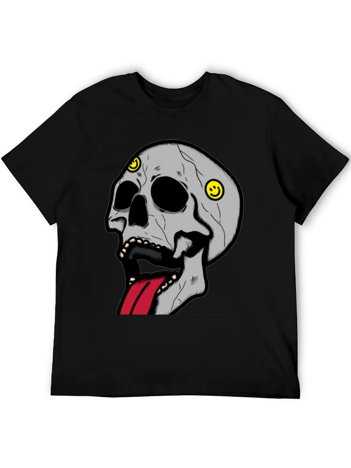 Skull Graphic Tee - Edgy Streetwear
