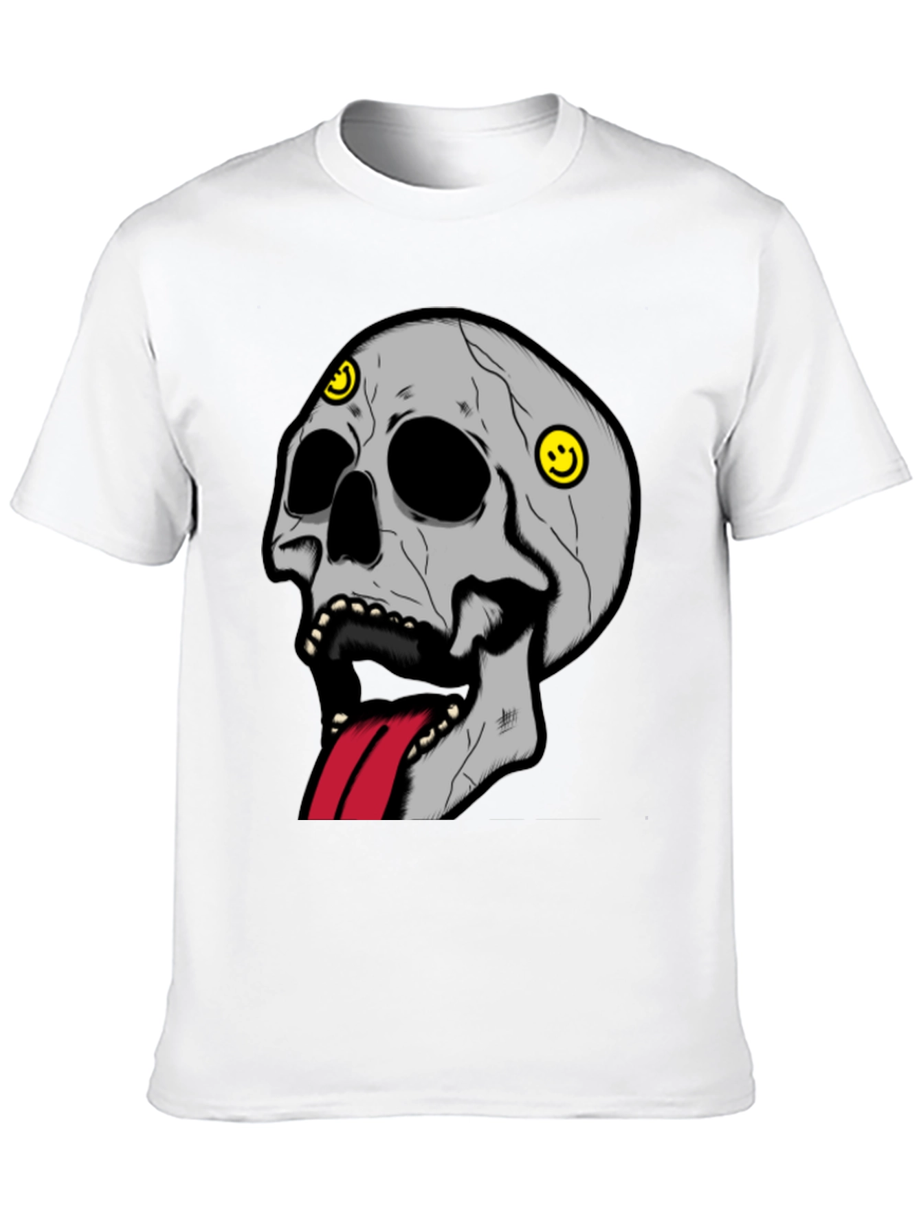 Skull Graphic Tee - Edgy Streetwear