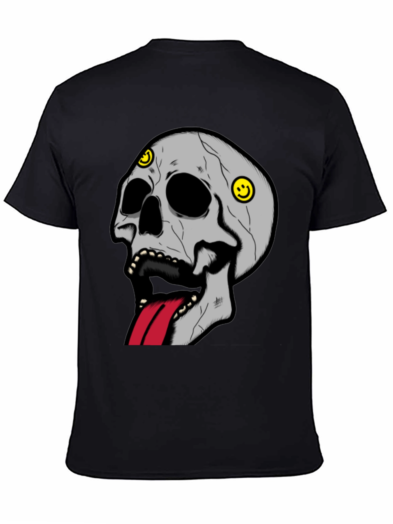 Skull Graphic Tee - Edgy Streetwear