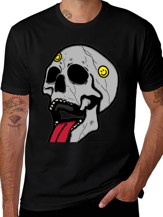 Skull Graphic Tee - Edgy Streetwear
