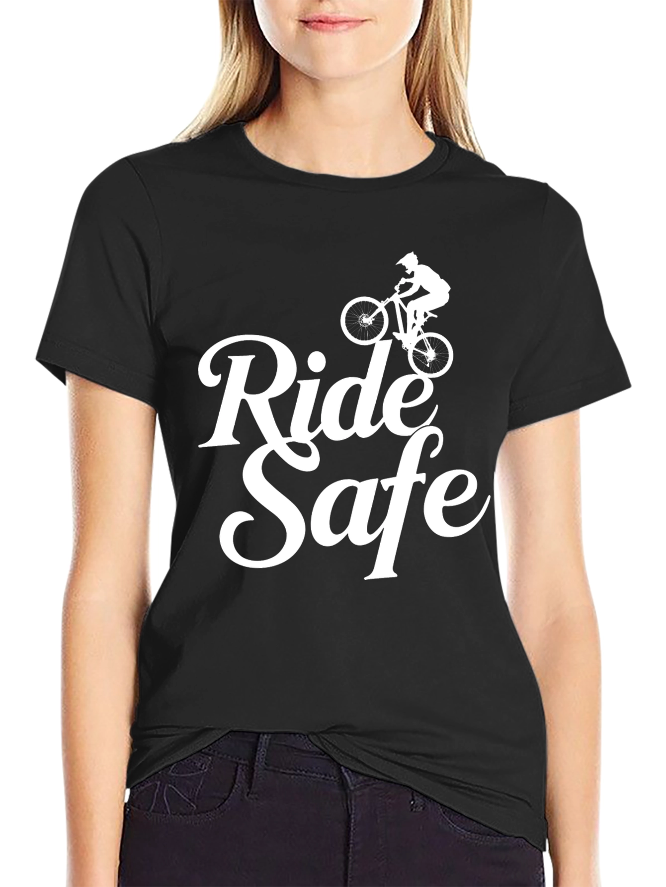 Ride Safe Graphic Tee - Black