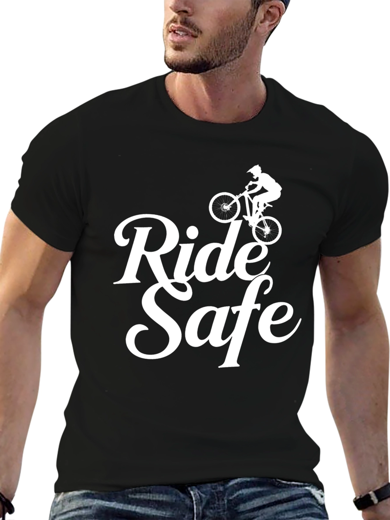 Ride Safe Graphic Tee - Black