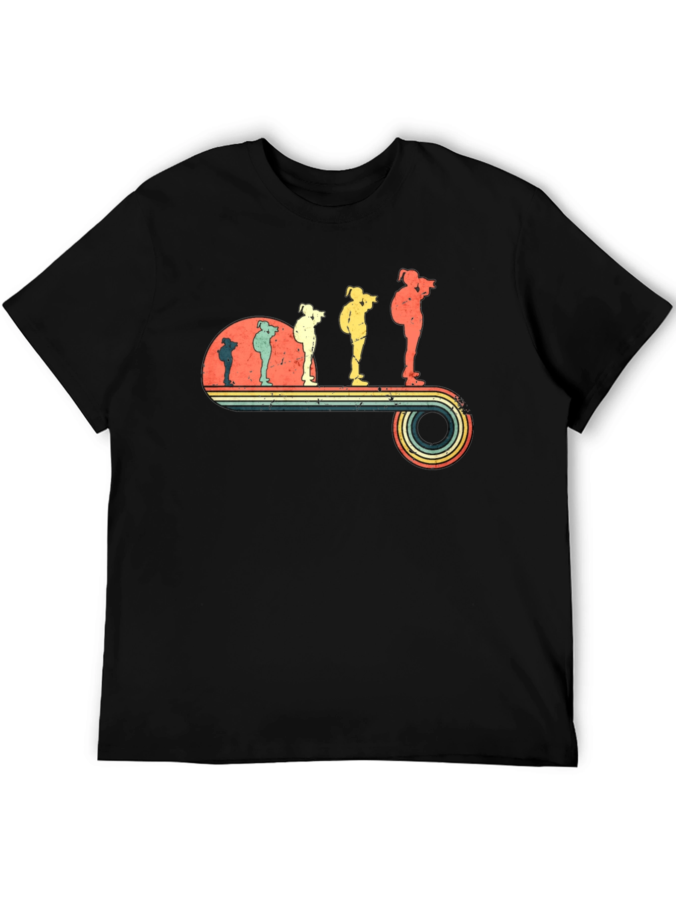 Retro Photographer Evolution T-Shirt