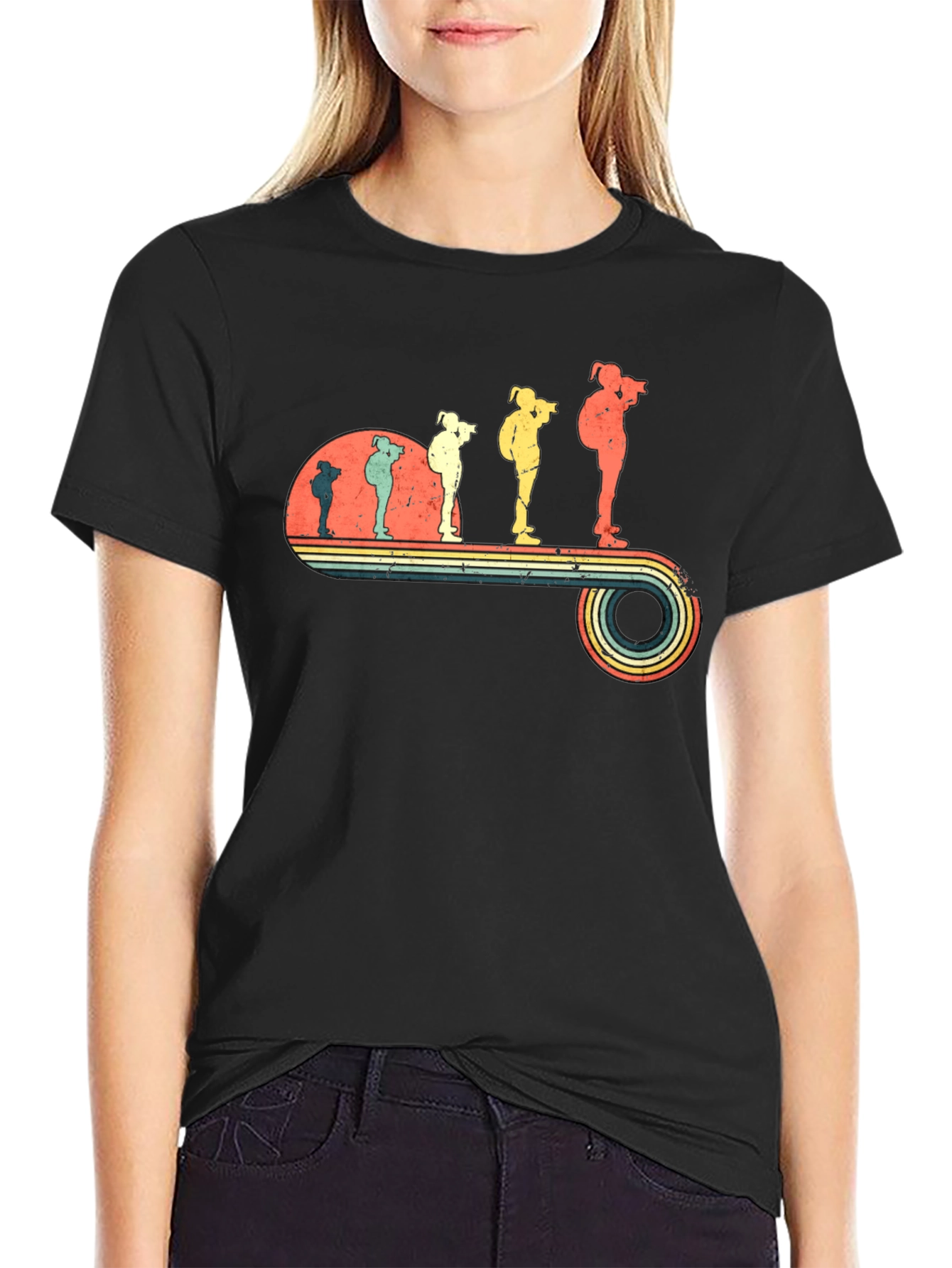 Retro Photographer Evolution T-Shirt