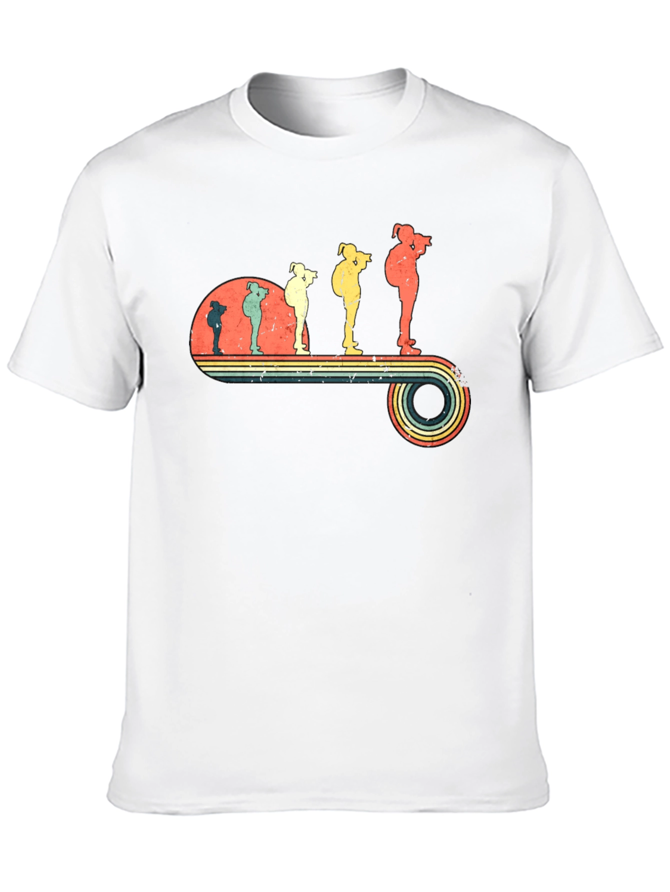 Retro Photographer Evolution T-Shirt