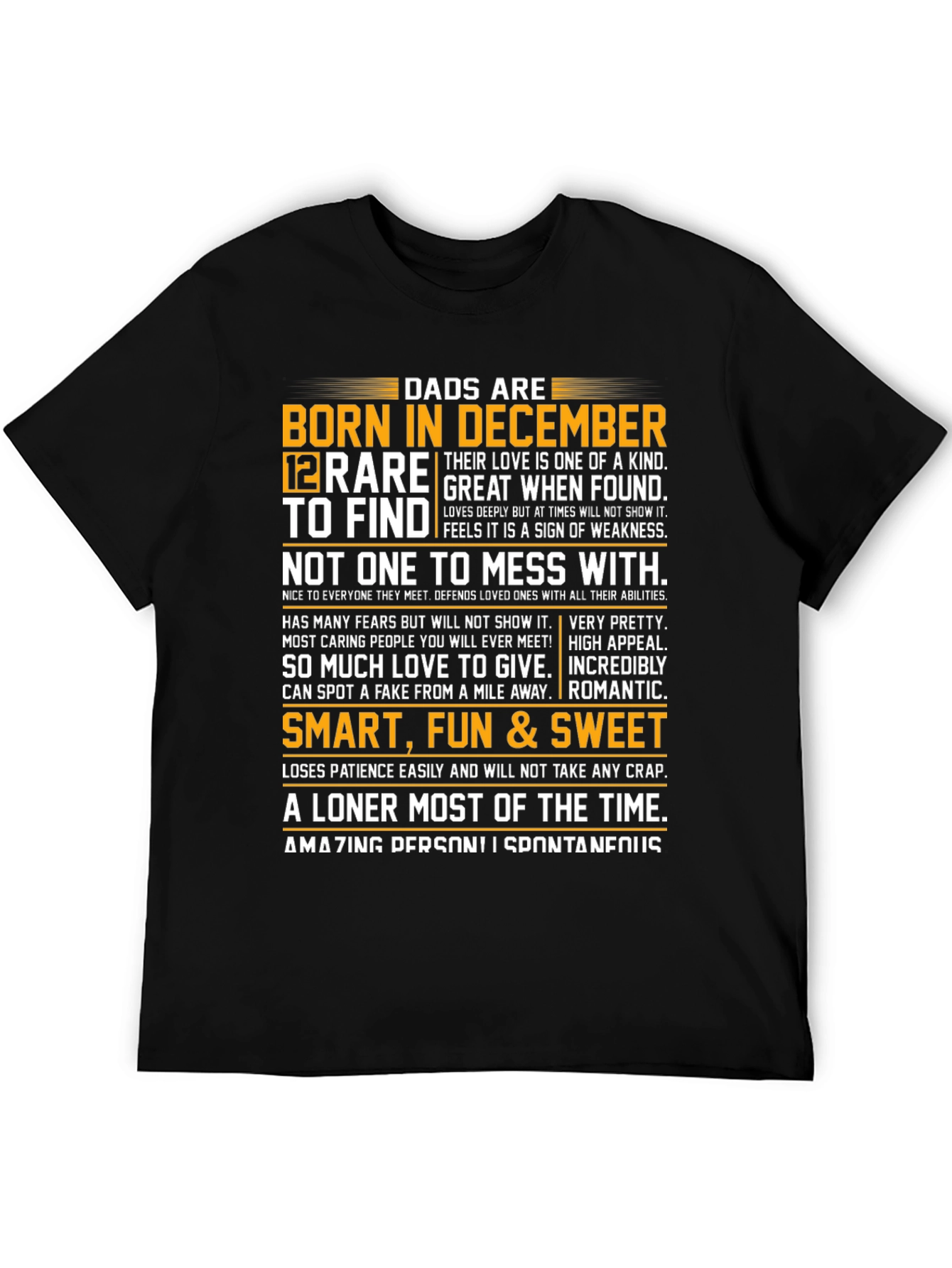 Dads Born in December Graphic Tee