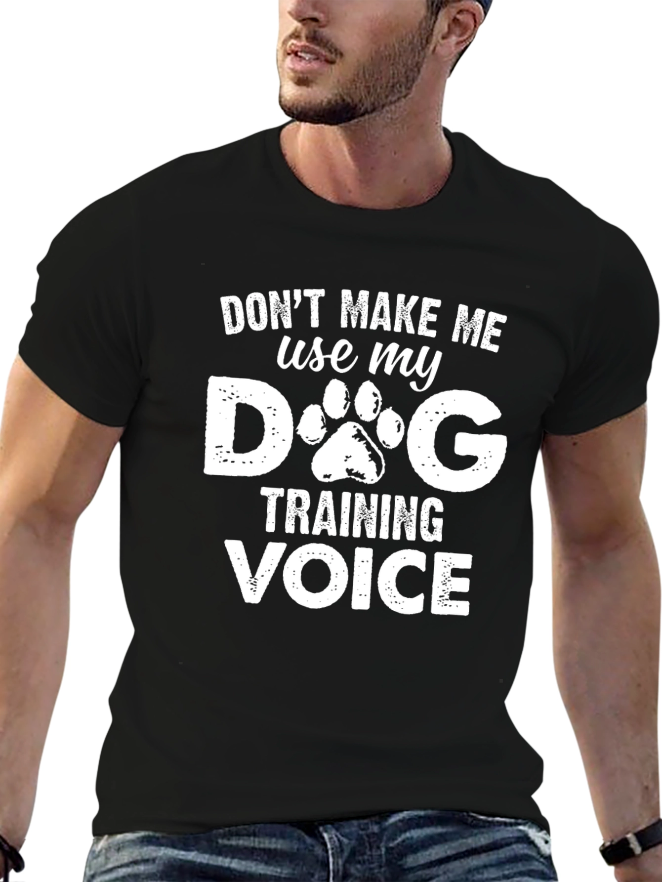 Dog Training Voice T-Shirt Funny Dog Lover Tee