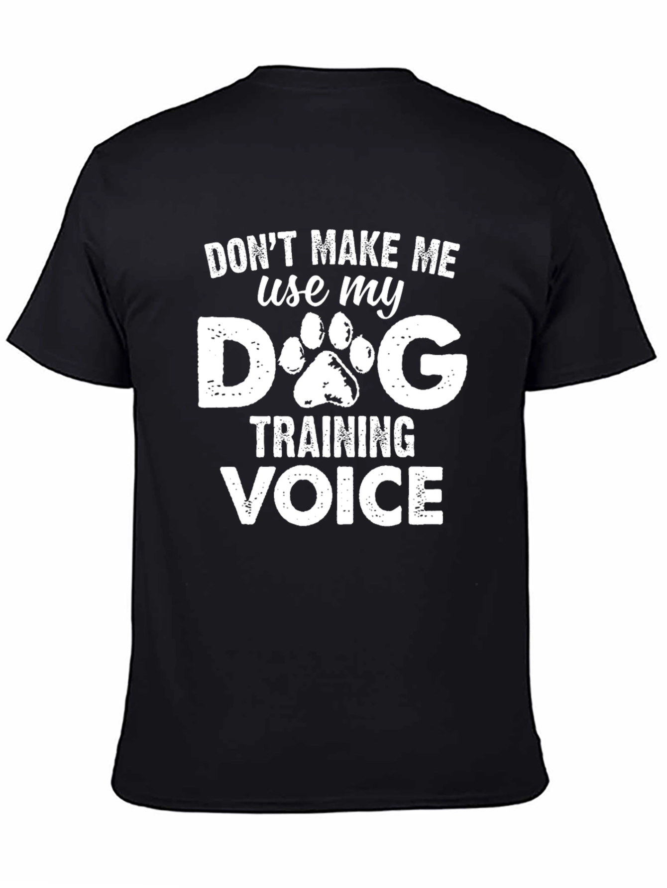 Dog Training Voice T-Shirt Funny Dog Lover Tee