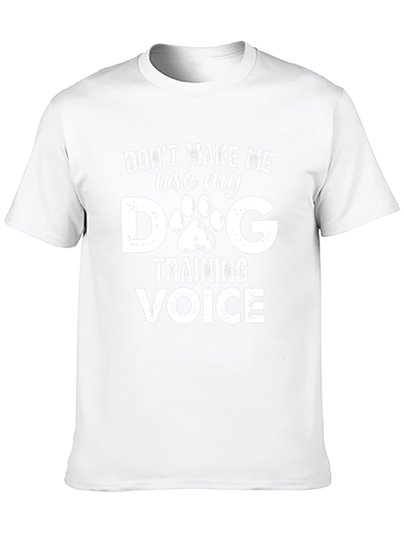 Dog Training Voice T-Shirt Funny Dog Lover Tee