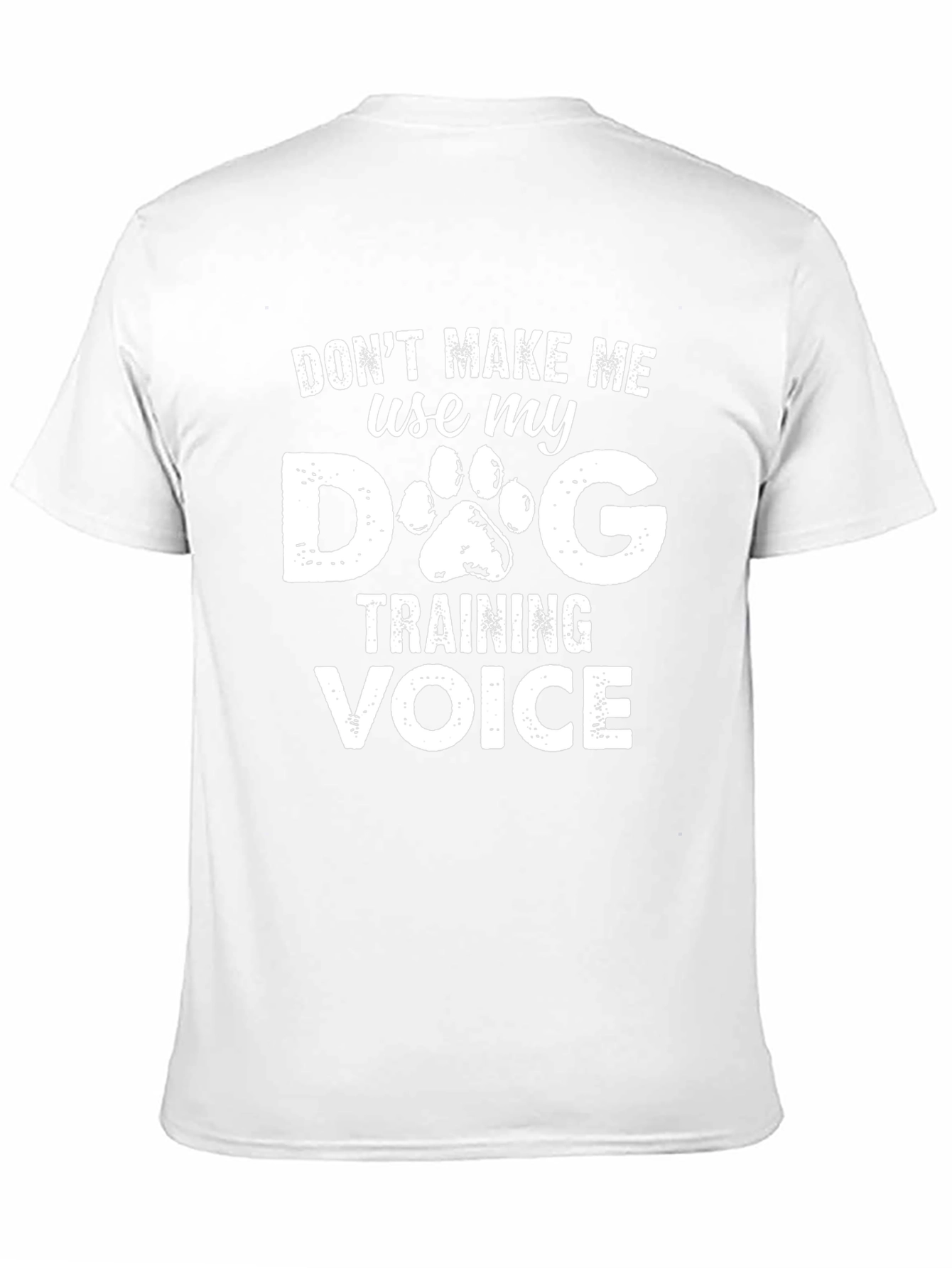 Dog Training Voice T-Shirt Funny Dog Lover Tee