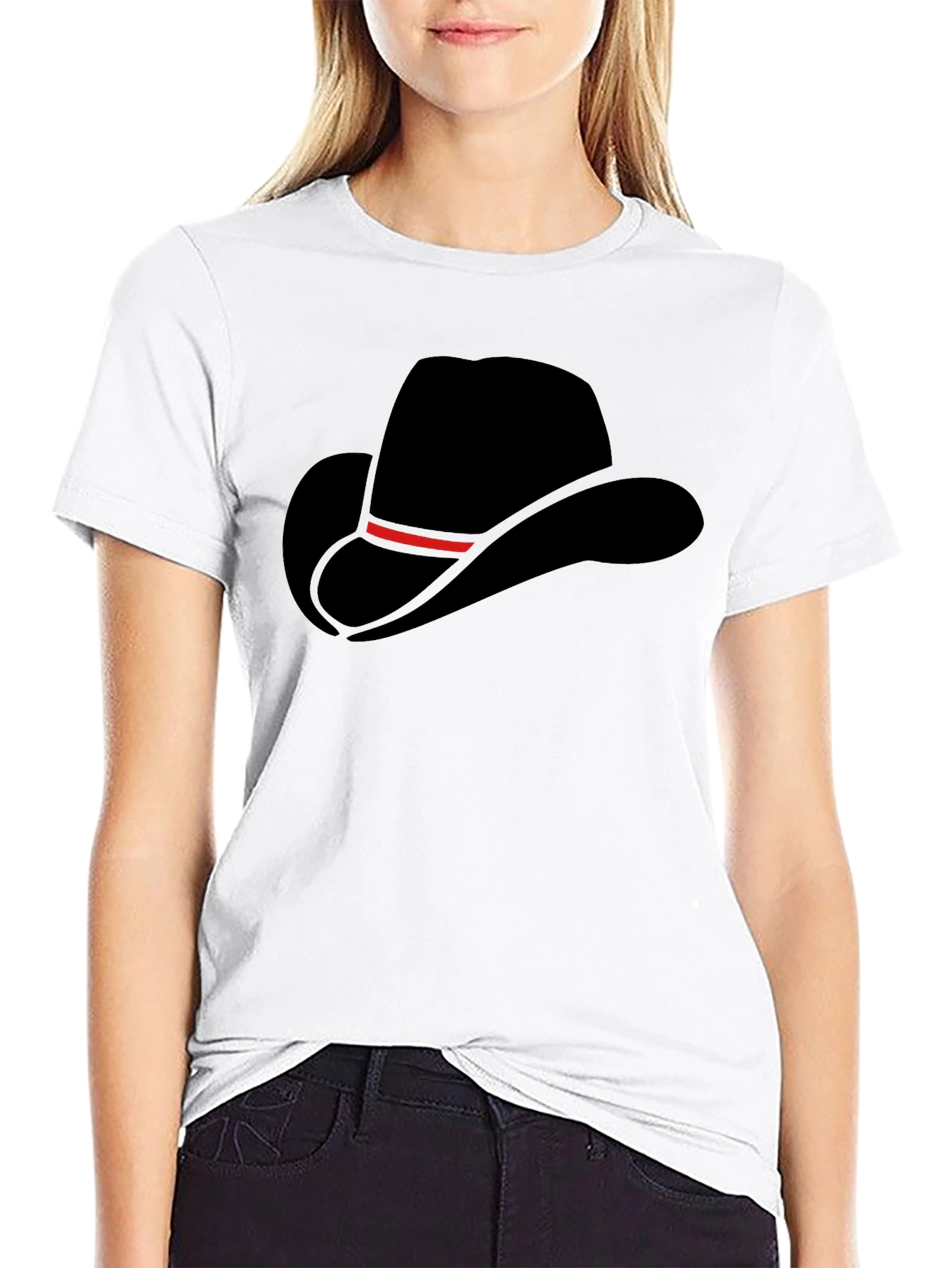 Classic Cowboy Hat Graphic T-Shirt