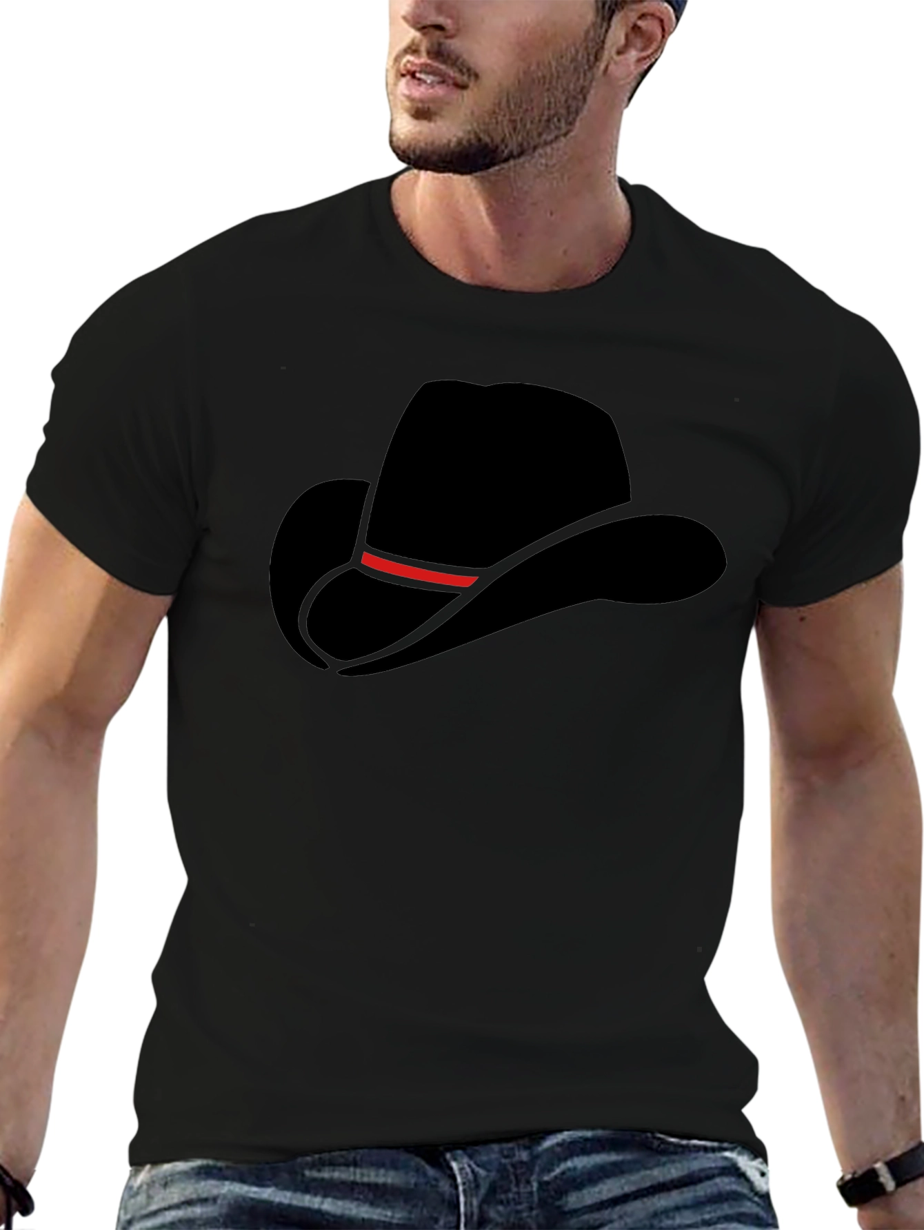 Classic Cowboy Hat Graphic T-Shirt