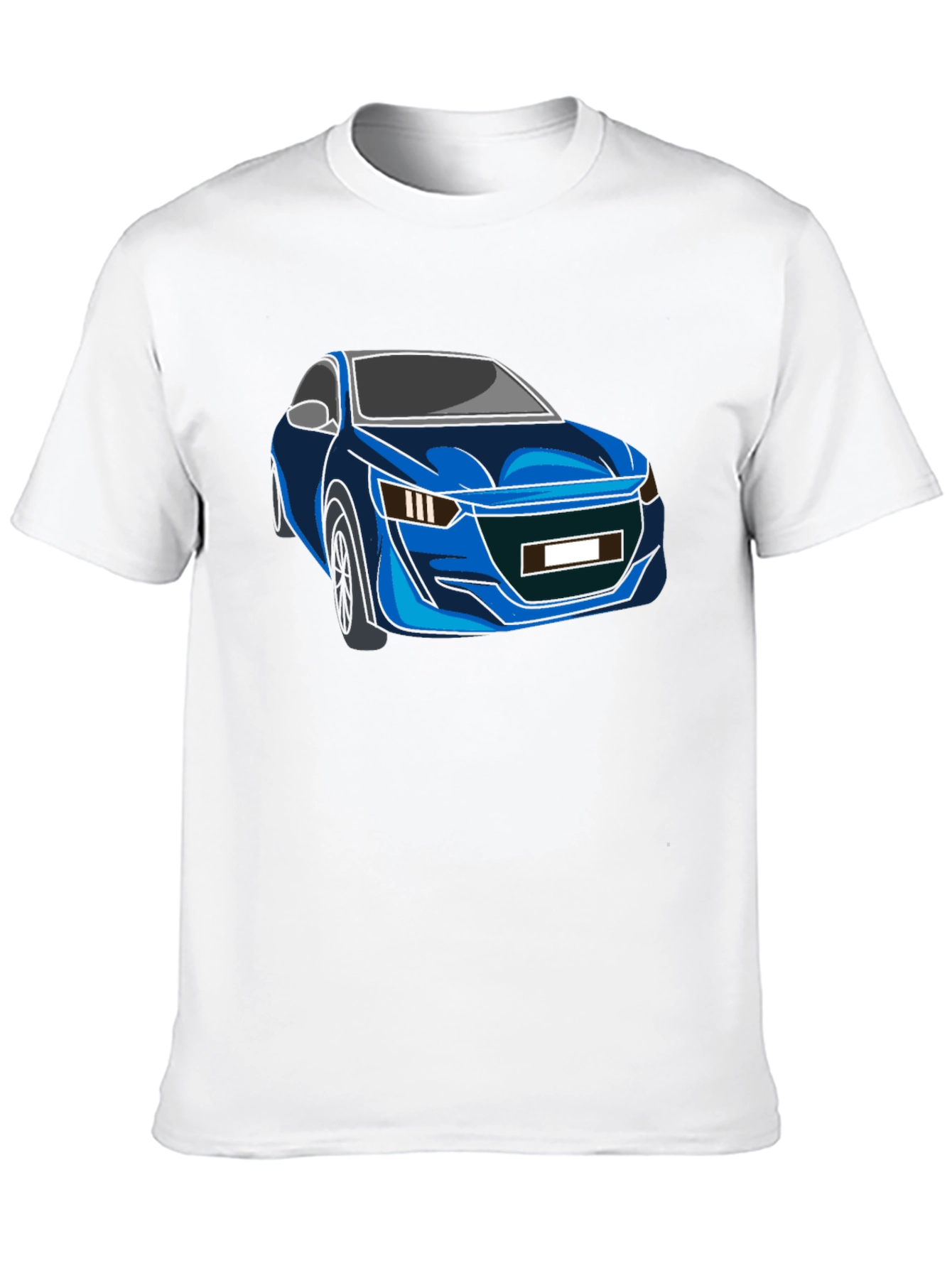 Car Graphic Black Tee - Cool Automotive Design