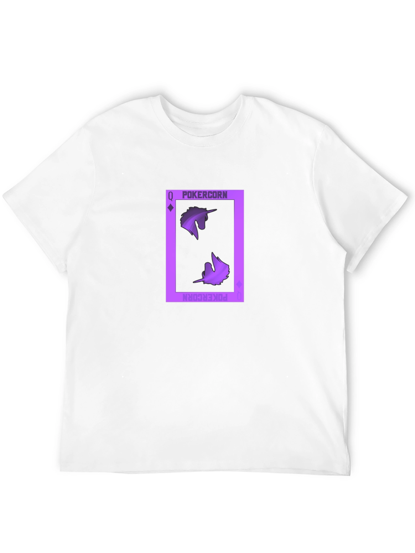 Pokercorn Queen Black T-Shirt