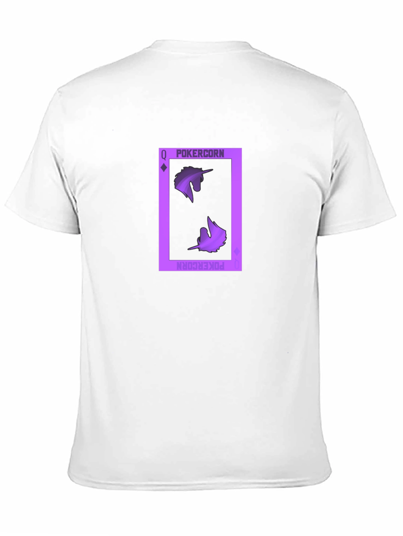 Pokercorn Queen Black T-Shirt