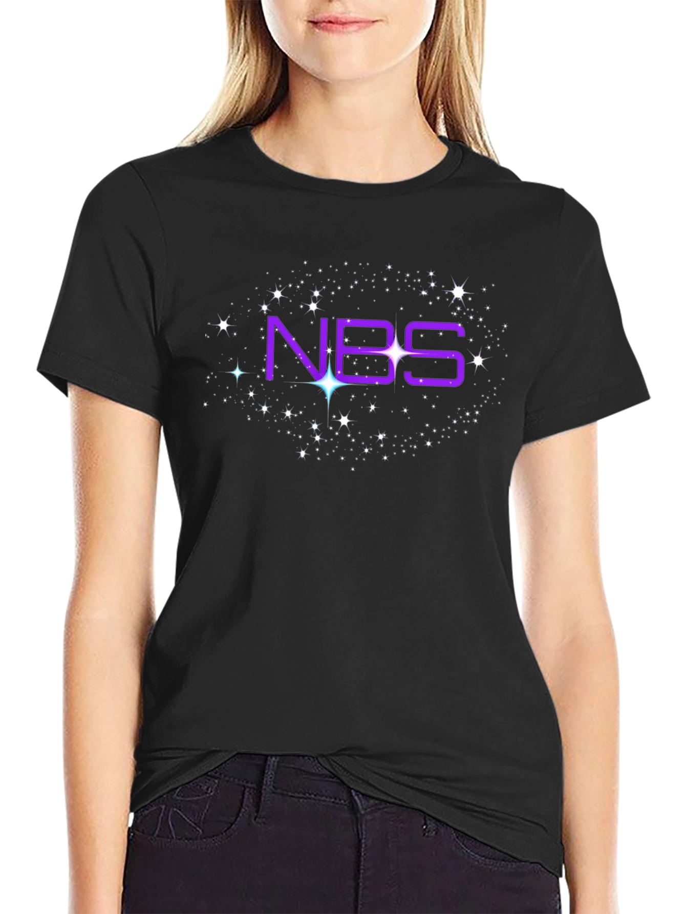 NBS Galaxy Graphic T-Shirt - Black