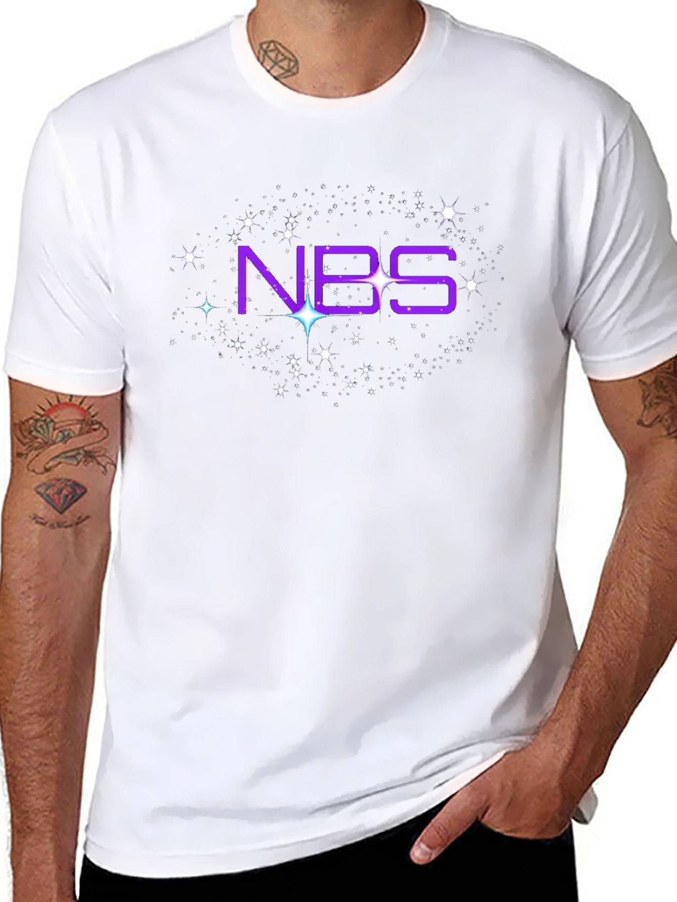 NBS Galaxy Graphic T-Shirt - Black