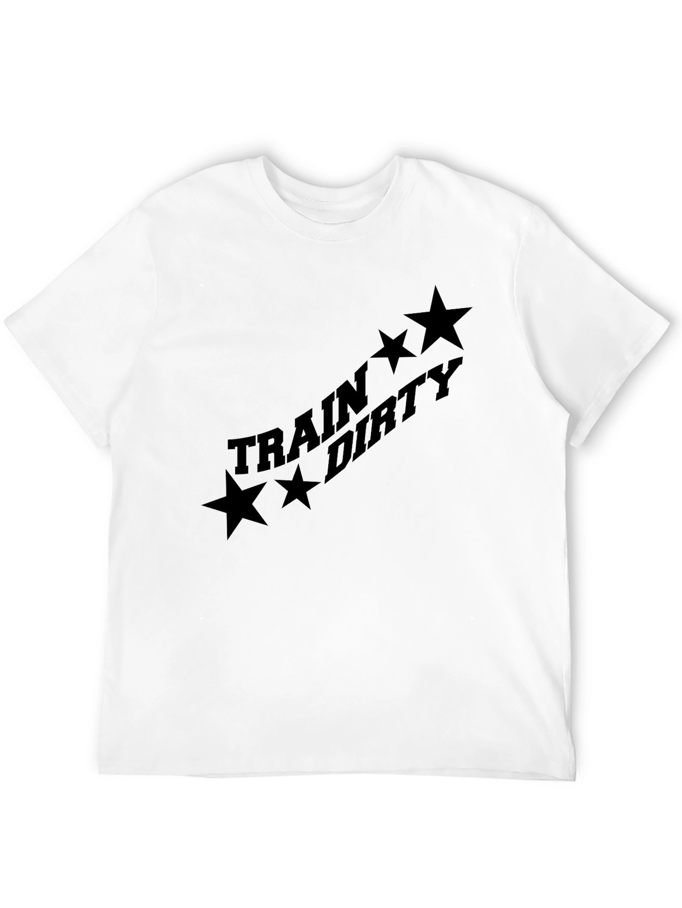 Train Dirty Black Graphic Tee