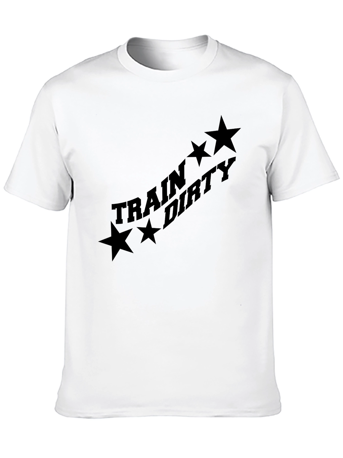 Train Dirty Black Graphic Tee