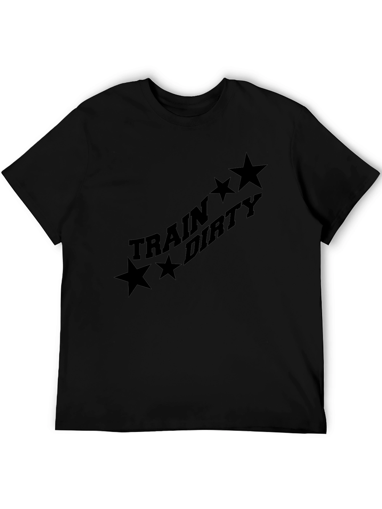 Train Dirty Black Graphic Tee