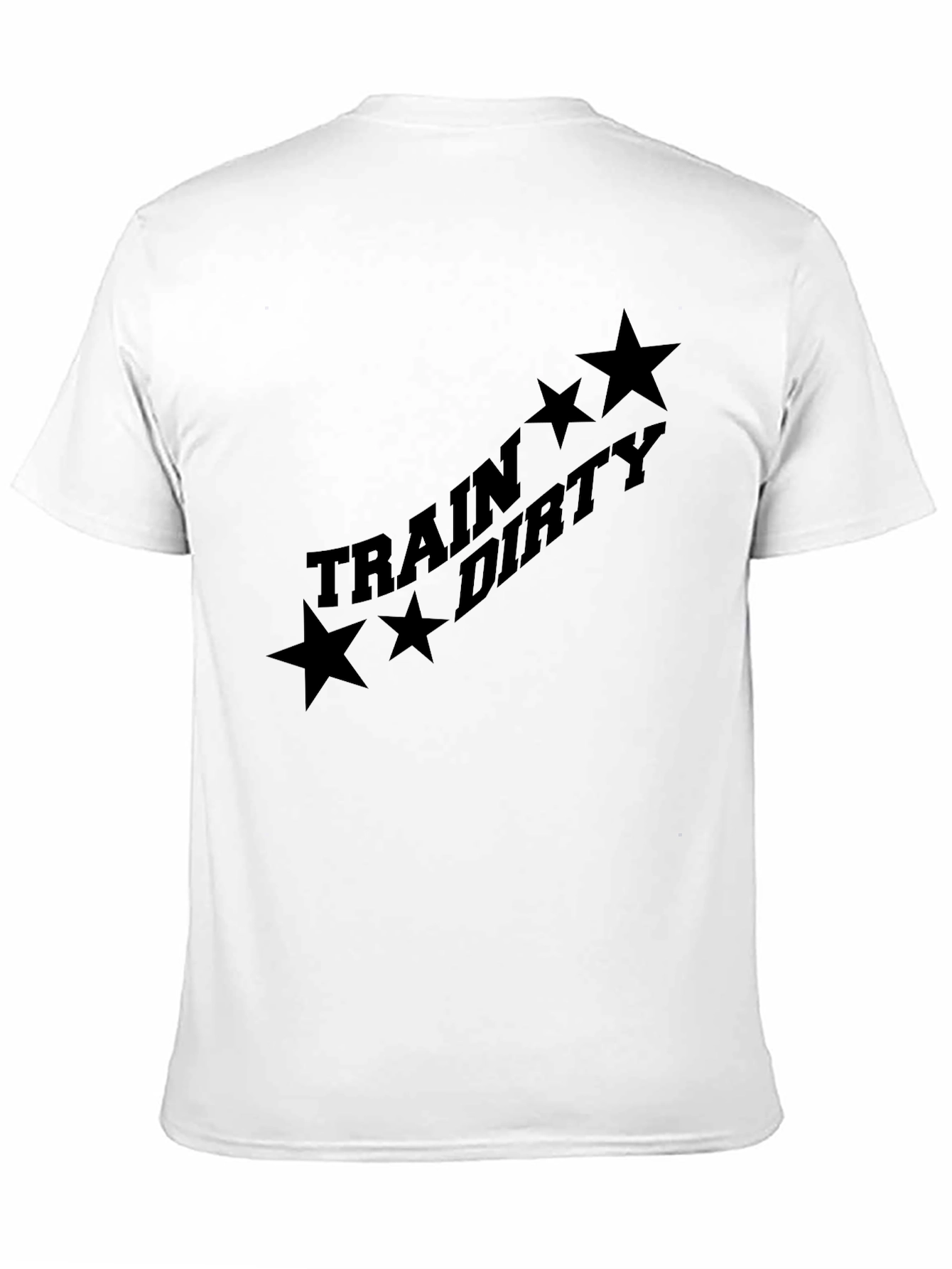 Train Dirty Black Graphic Tee