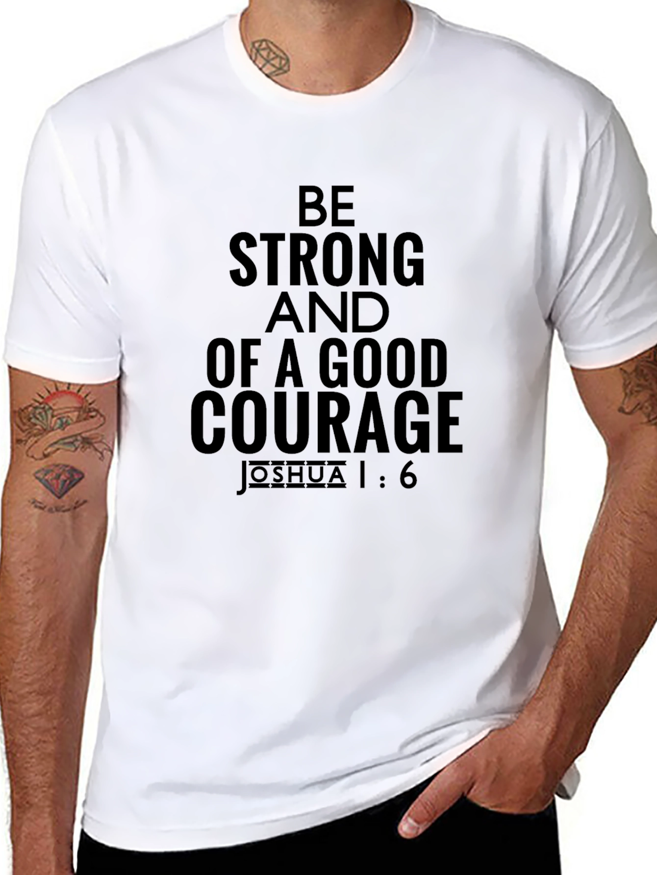 Be Strong and of Good Courage Graphic Tee